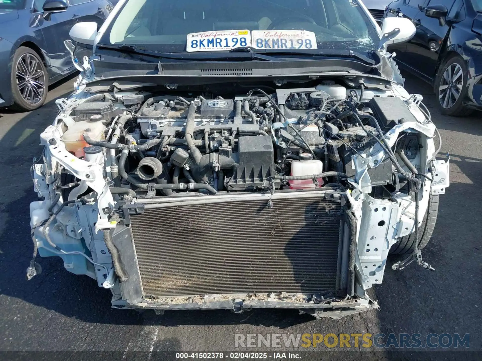 6 fotografías del automóvil dañado JTDEBRBE9LJ006424 TOYOTA COROLLA 2020