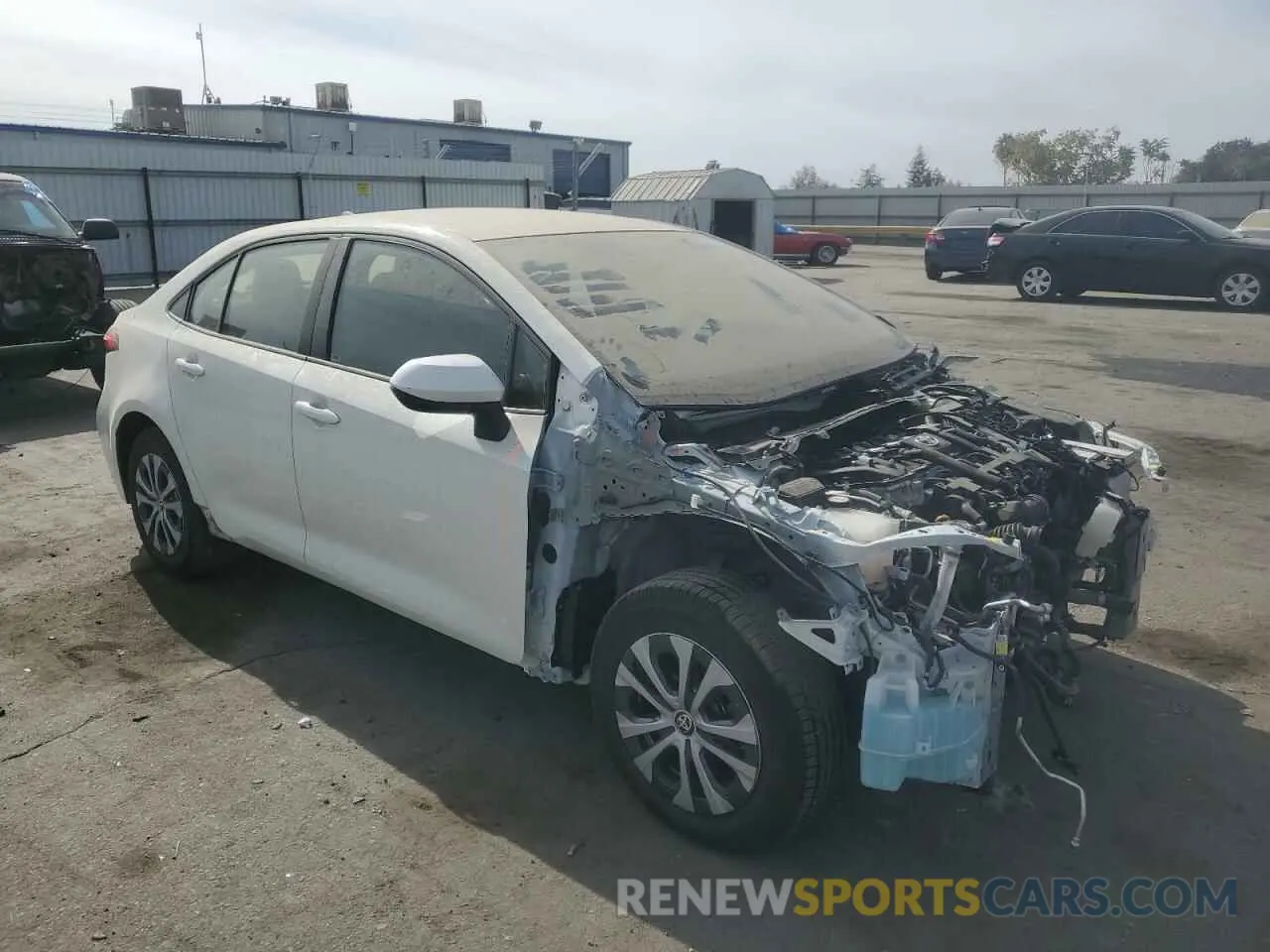 1 fotografías del automóvil dañado JTDEBRBE9LJ006679 TOYOTA COROLLA 2020