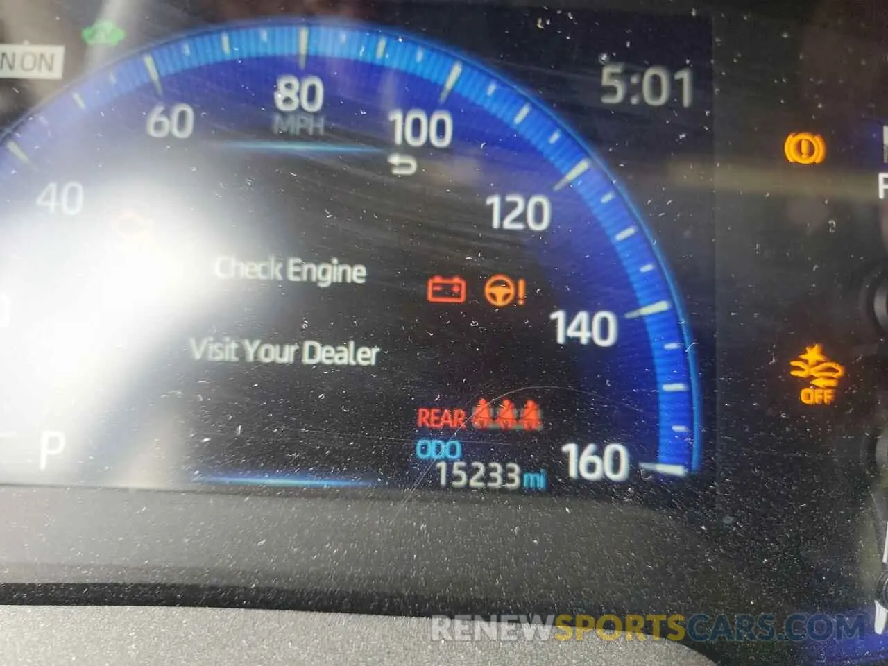 8 fotografías del automóvil dañado JTDEBRBE9LJ006679 TOYOTA COROLLA 2020