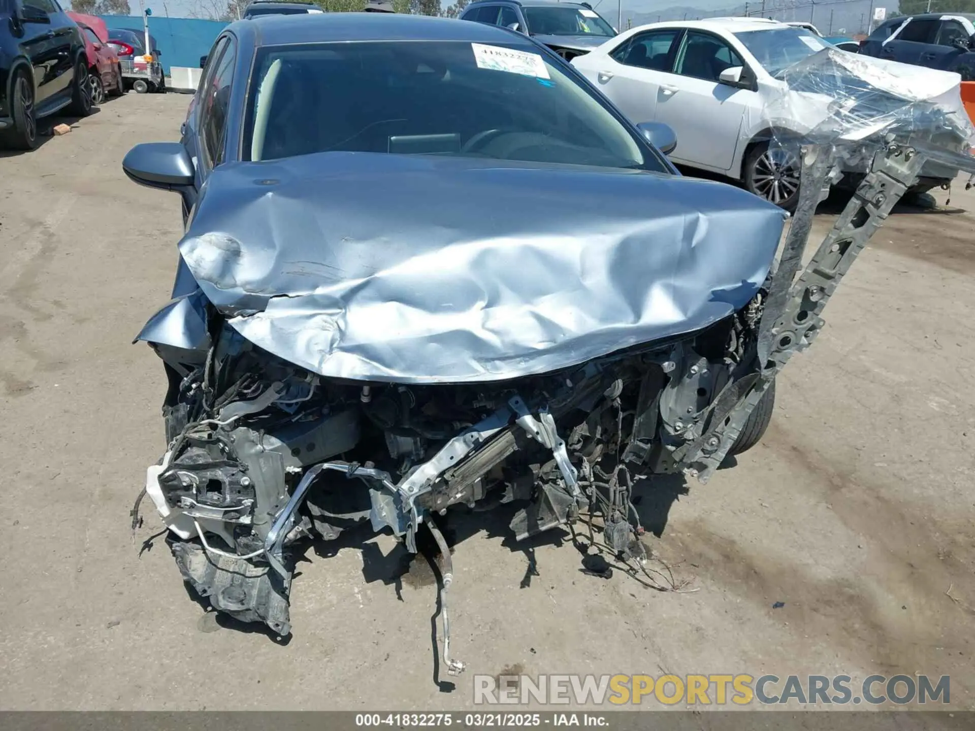 6 fotografías del automóvil dañado JTDEBRBE9LJ011672 TOYOTA COROLLA 2020