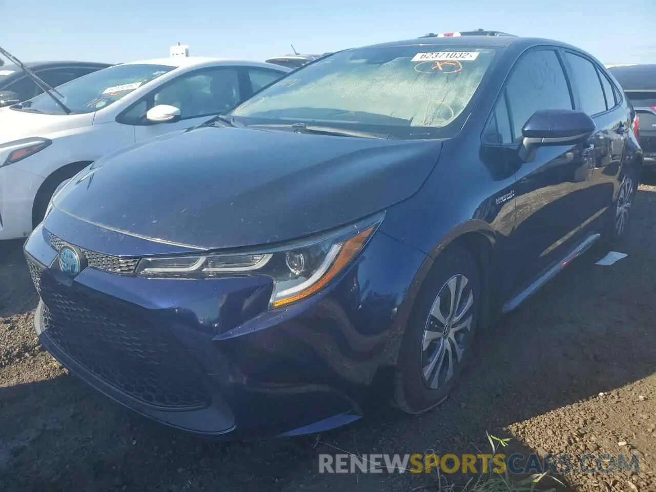 2 fotografías del automóvil dañado JTDEBRBE9LJ013888 TOYOTA COROLLA 2020