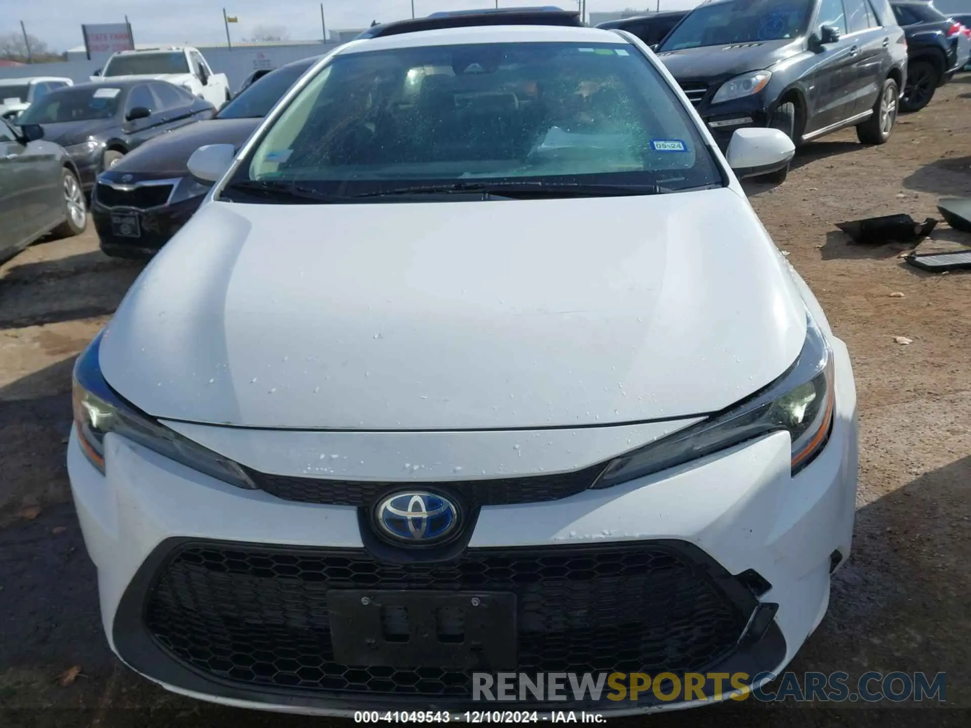 12 fotografías del automóvil dañado JTDEBRBE9LJ014295 TOYOTA COROLLA 2020