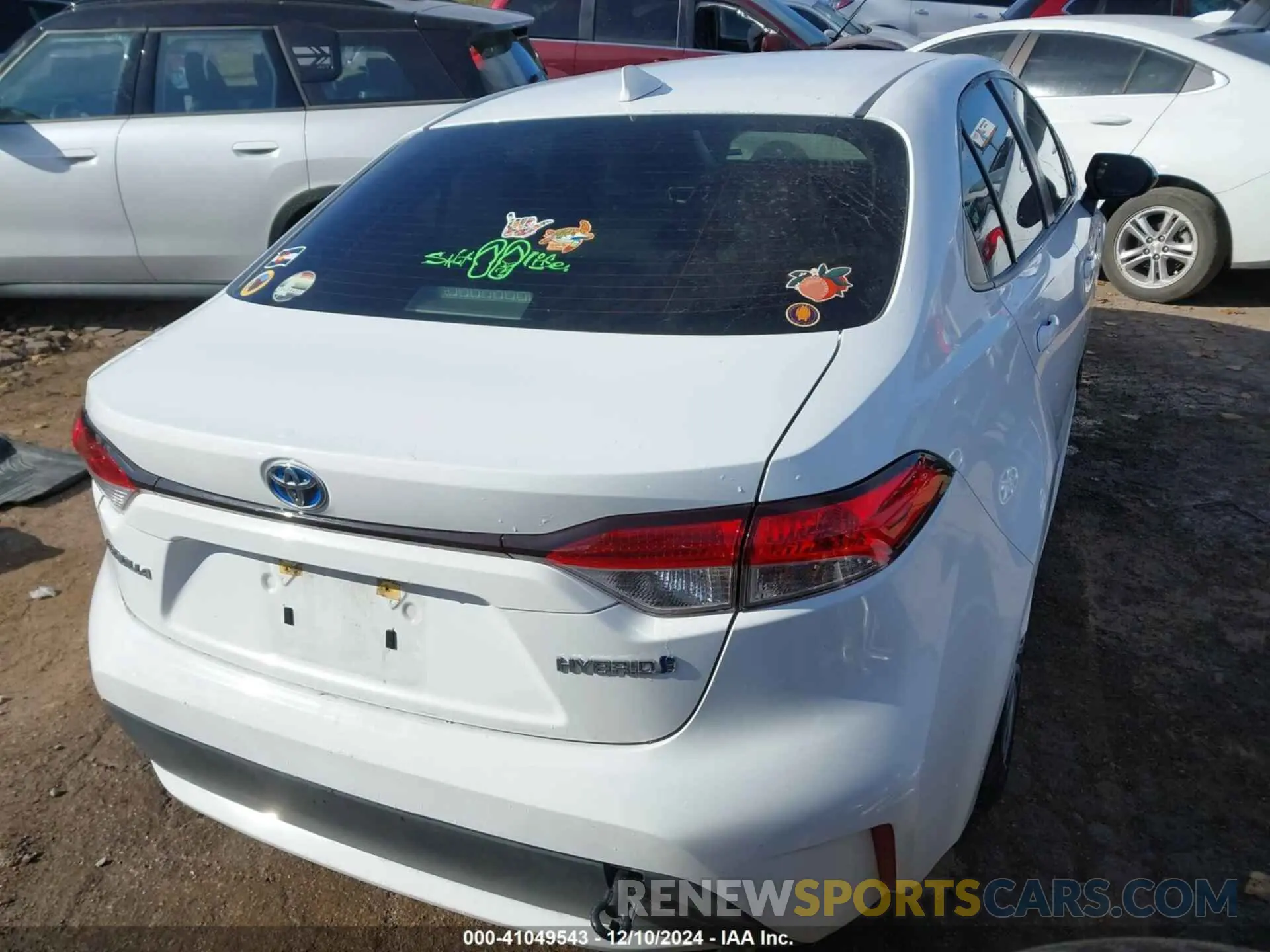 4 fotografías del automóvil dañado JTDEBRBE9LJ014295 TOYOTA COROLLA 2020