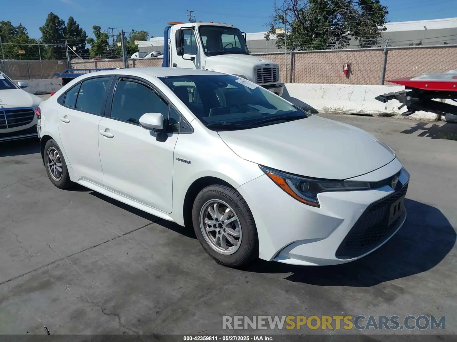 1 fotografías del automóvil dañado JTDEBRBE9LJ015060 TOYOTA COROLLA 2020