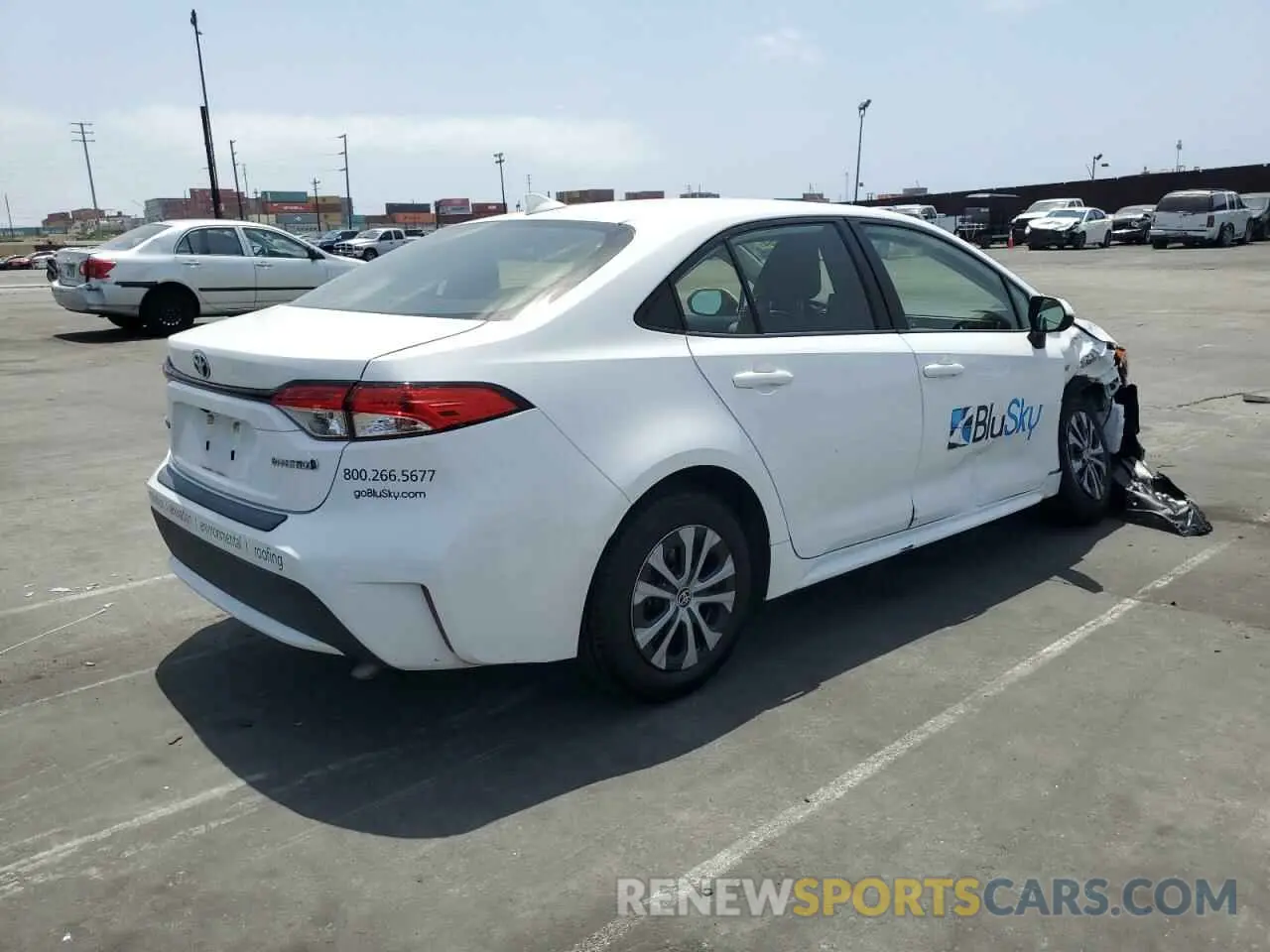 3 fotografías del automóvil dañado JTDEBRBE9LJ019383 TOYOTA COROLLA 2020