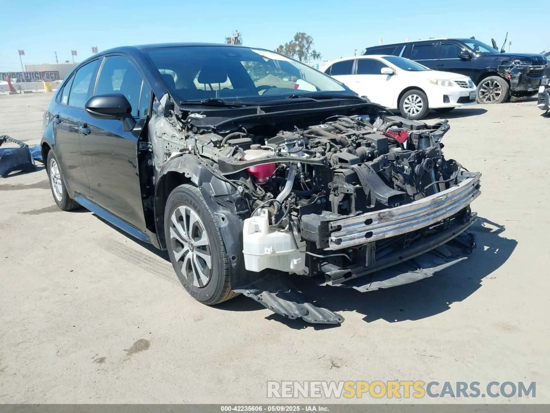 1 fotografías del automóvil dañado JTDEBRBE9LJ023224 TOYOTA COROLLA 2020