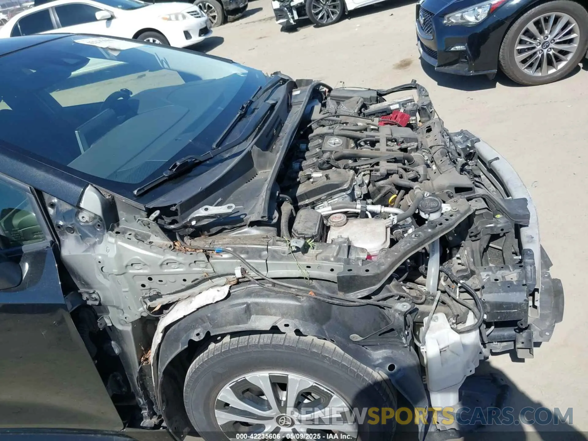 6 fotografías del automóvil dañado JTDEBRBE9LJ023224 TOYOTA COROLLA 2020