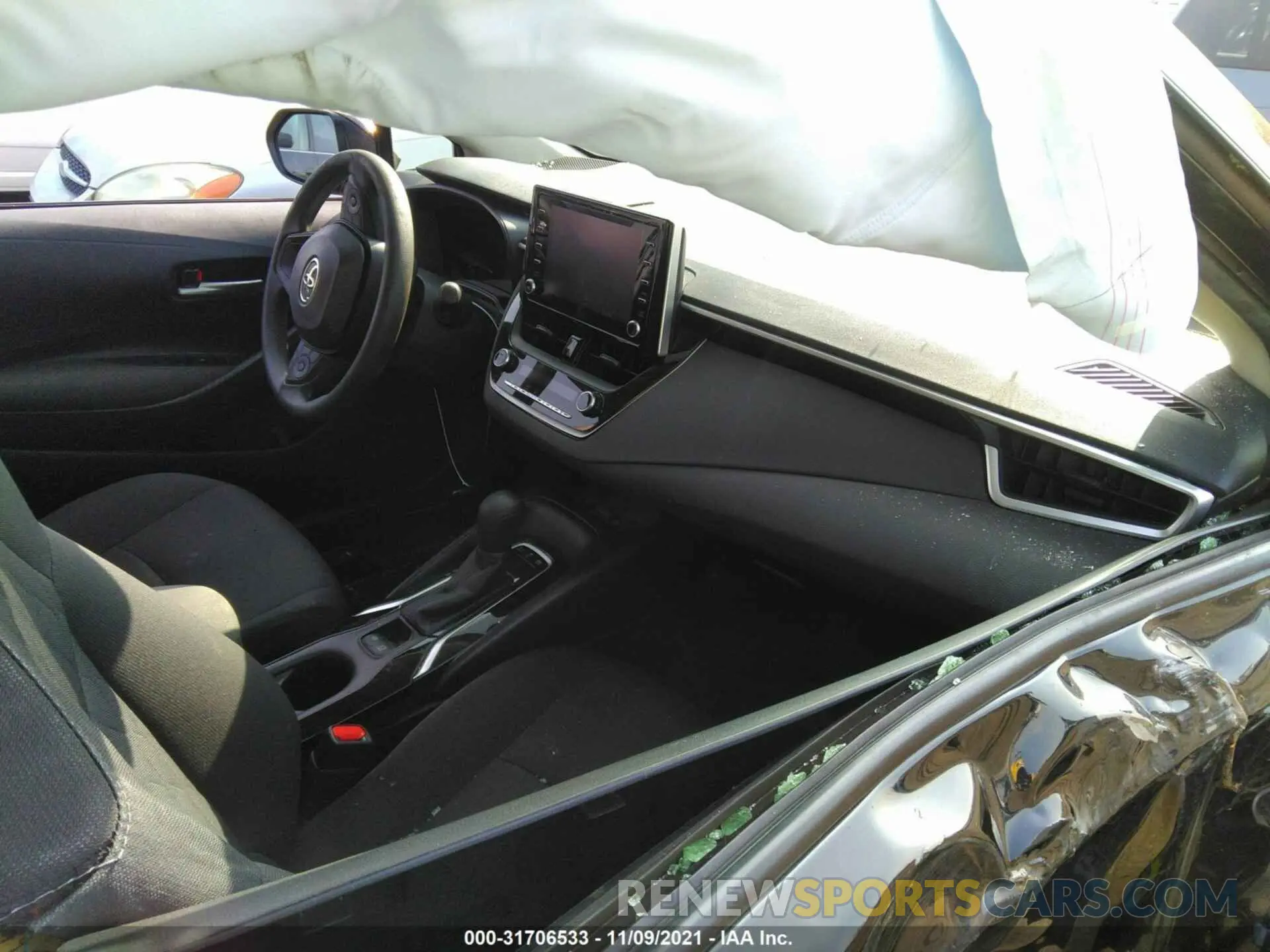 5 fotografías del automóvil dañado JTDEBRBE9LJ023594 TOYOTA COROLLA 2020