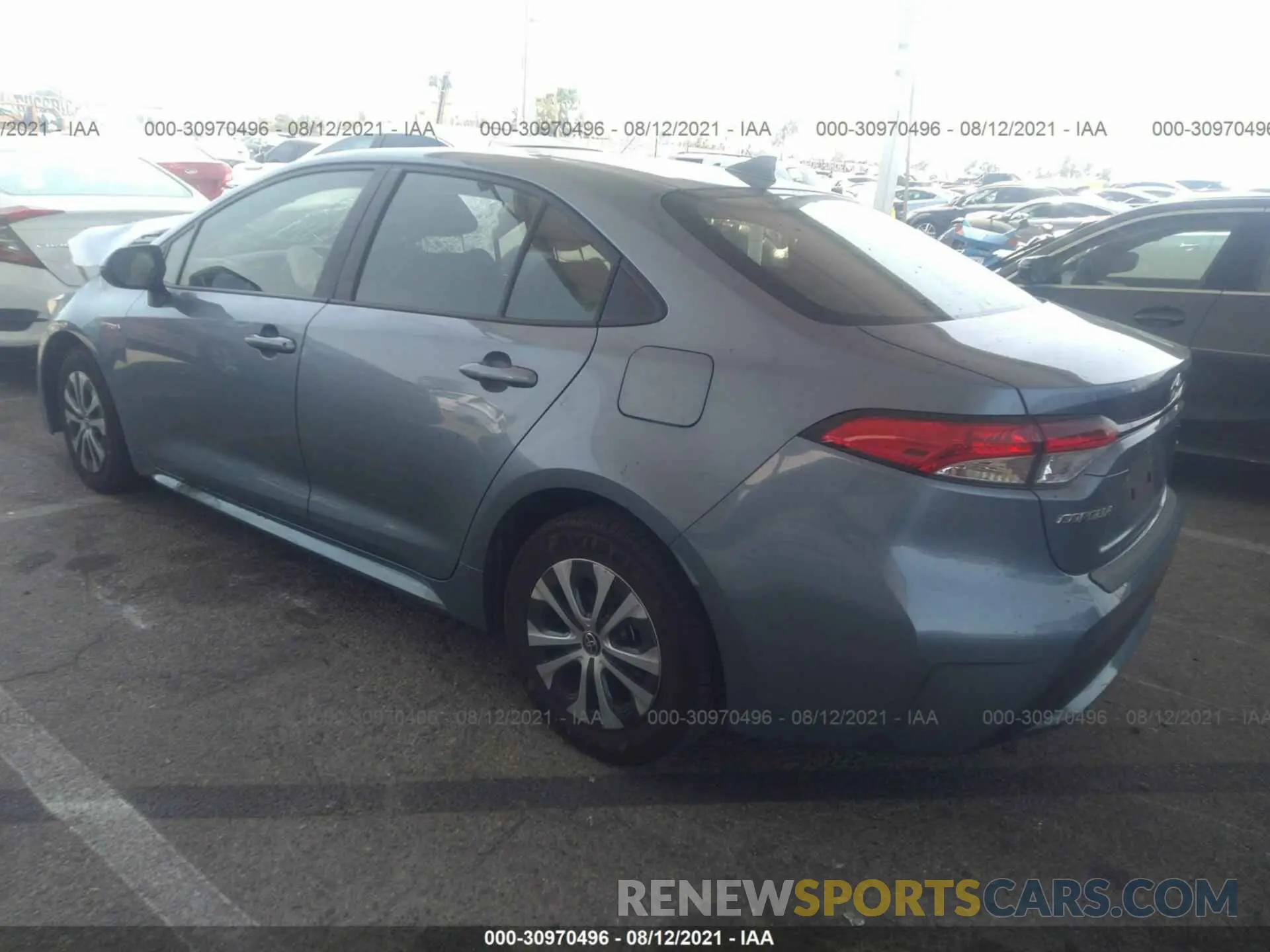 3 fotografías del automóvil dañado JTDEBRBE9LJ029797 TOYOTA COROLLA 2020