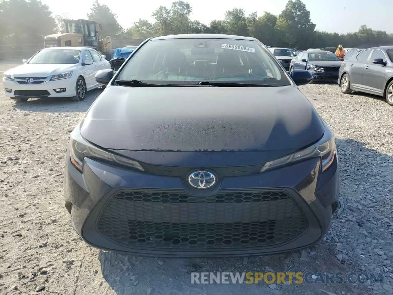 5 fotografías del automóvil dañado JTDEBRBE9LJ030478 TOYOTA COROLLA 2020