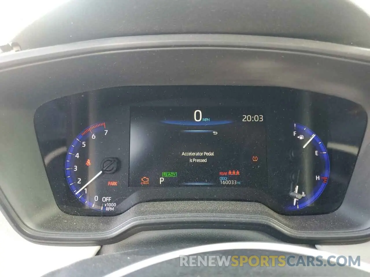 9 fotografías del automóvil dañado JTDEBRBE9LJ030478 TOYOTA COROLLA 2020