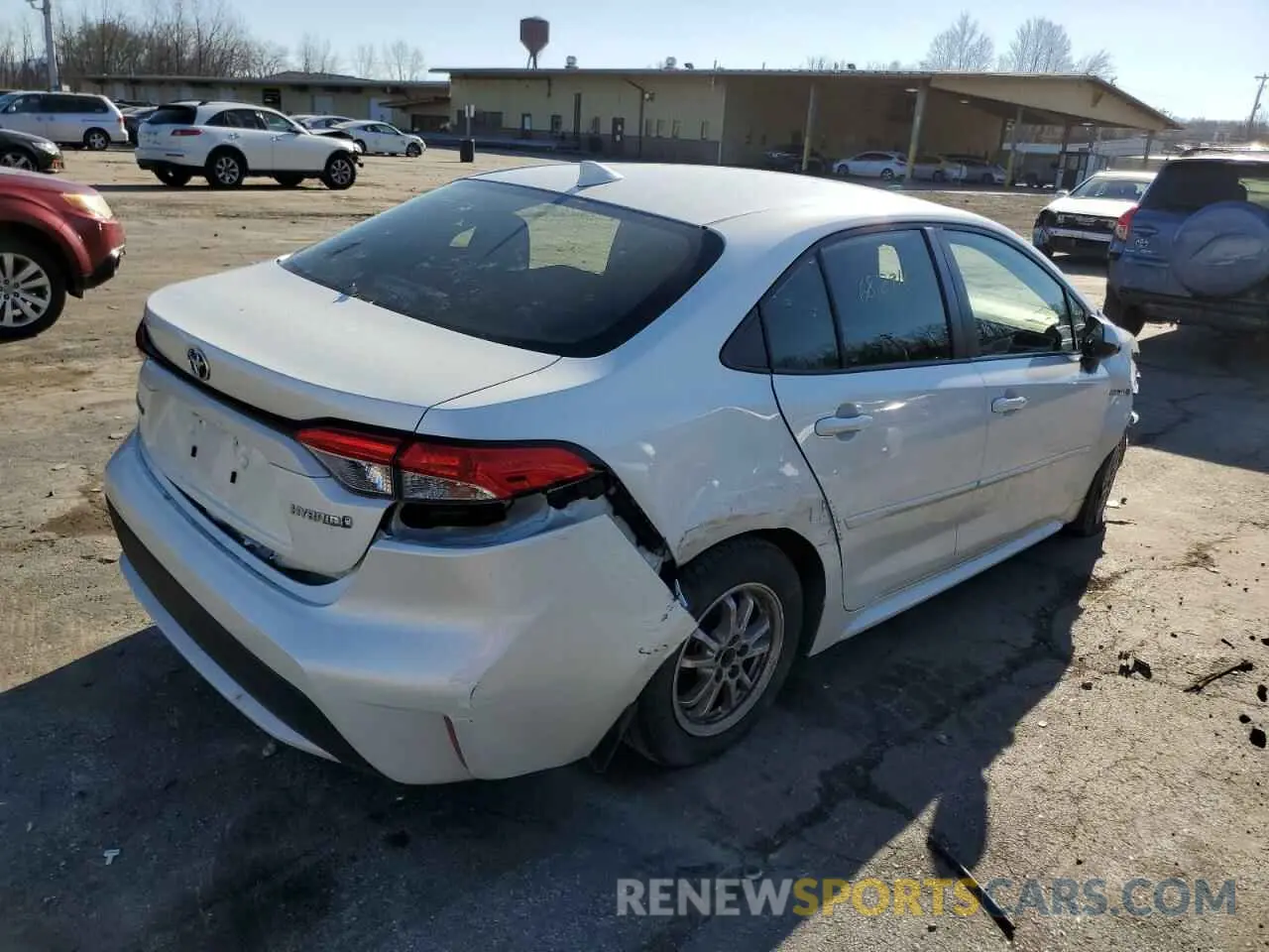 3 fotografías del automóvil dañado JTDEBRBEXLJ000440 TOYOTA COROLLA 2020