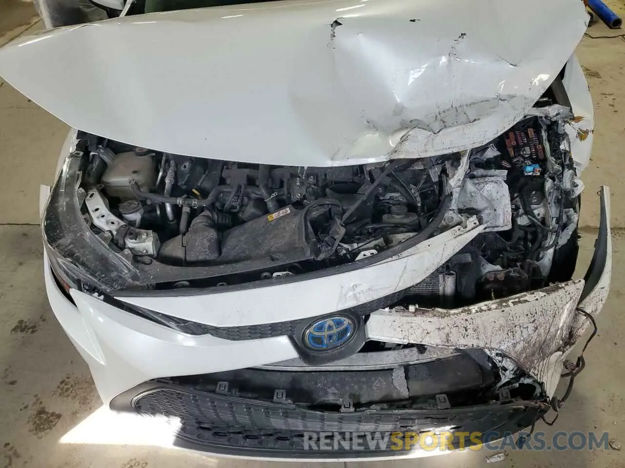 12 fotografías del automóvil dañado JTDEBRBEXLJ005900 TOYOTA COROLLA 2020