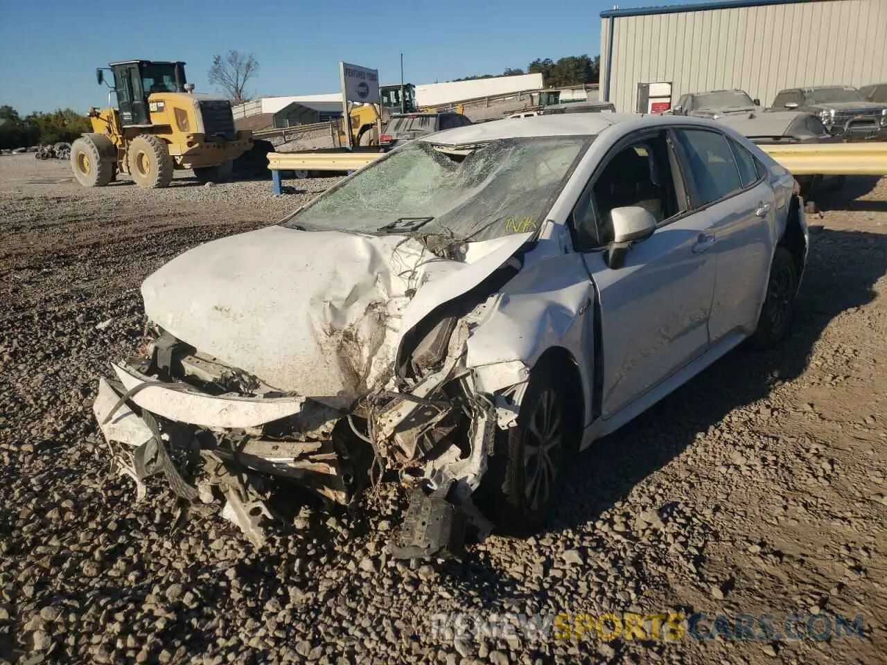 2 fotografías del automóvil dañado JTDEBRBEXLJ022048 TOYOTA COROLLA 2020