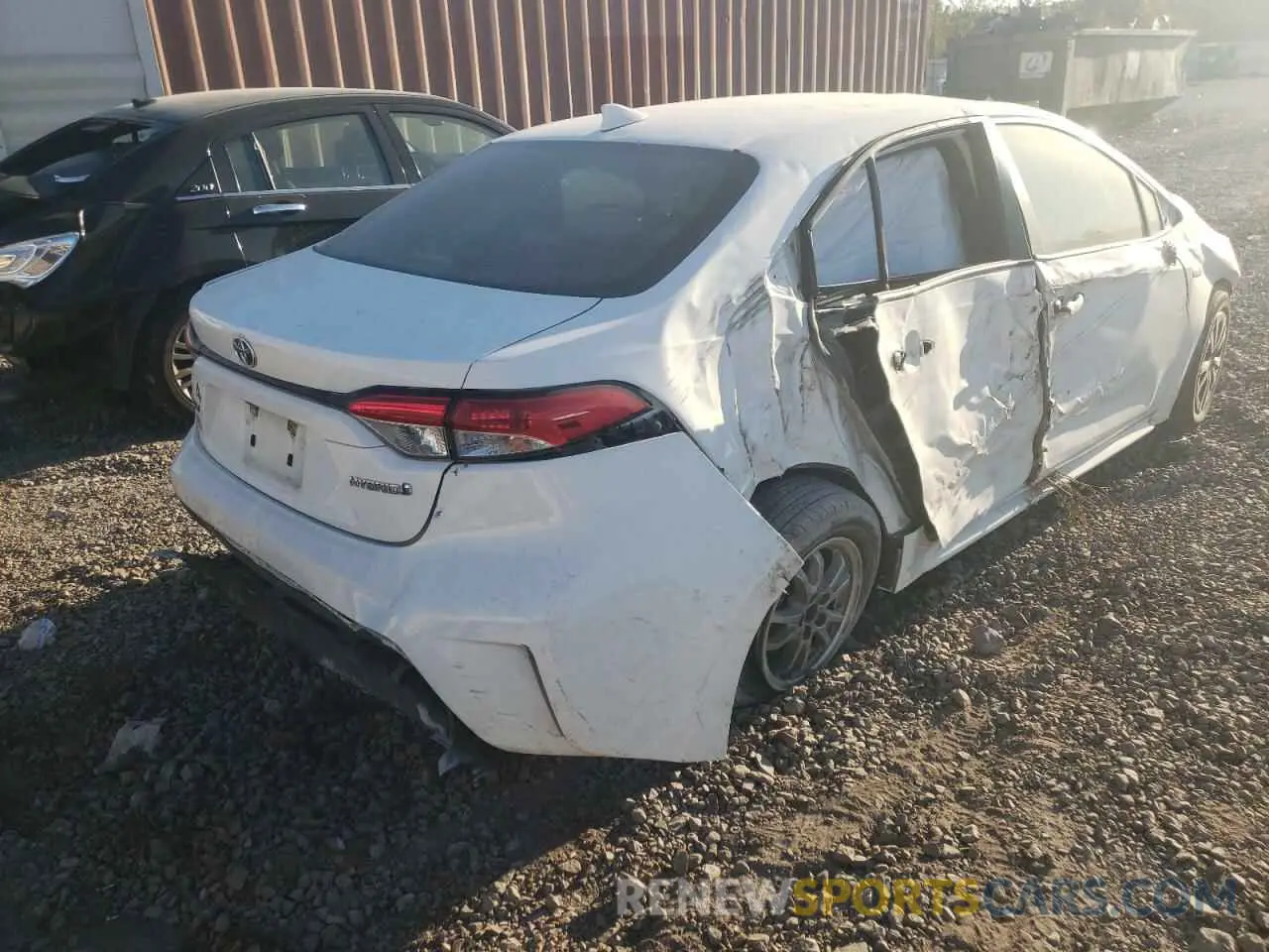 4 fotografías del automóvil dañado JTDEBRBEXLJ022048 TOYOTA COROLLA 2020