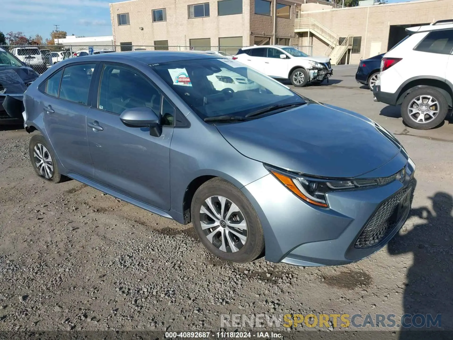 1 fotografías del automóvil dañado JTDEBRBEXLJ022938 TOYOTA COROLLA 2020