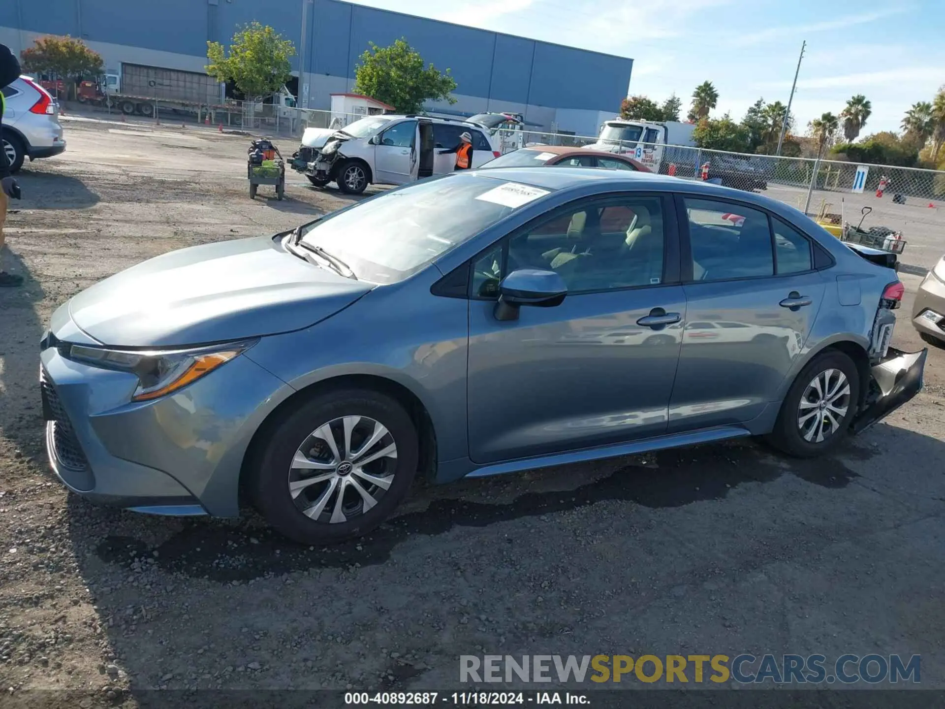 15 fotografías del automóvil dañado JTDEBRBEXLJ022938 TOYOTA COROLLA 2020