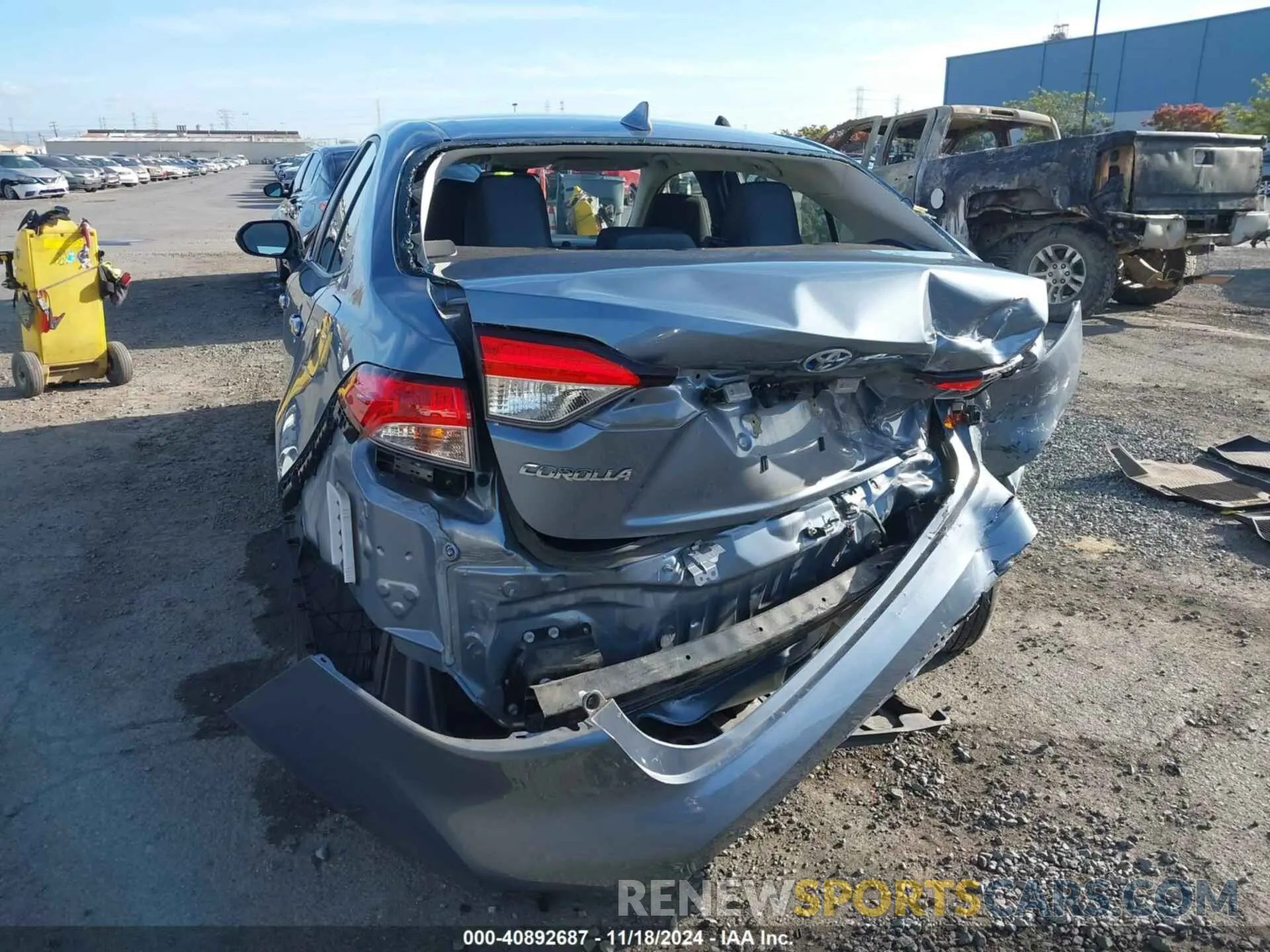 17 fotografías del automóvil dañado JTDEBRBEXLJ022938 TOYOTA COROLLA 2020