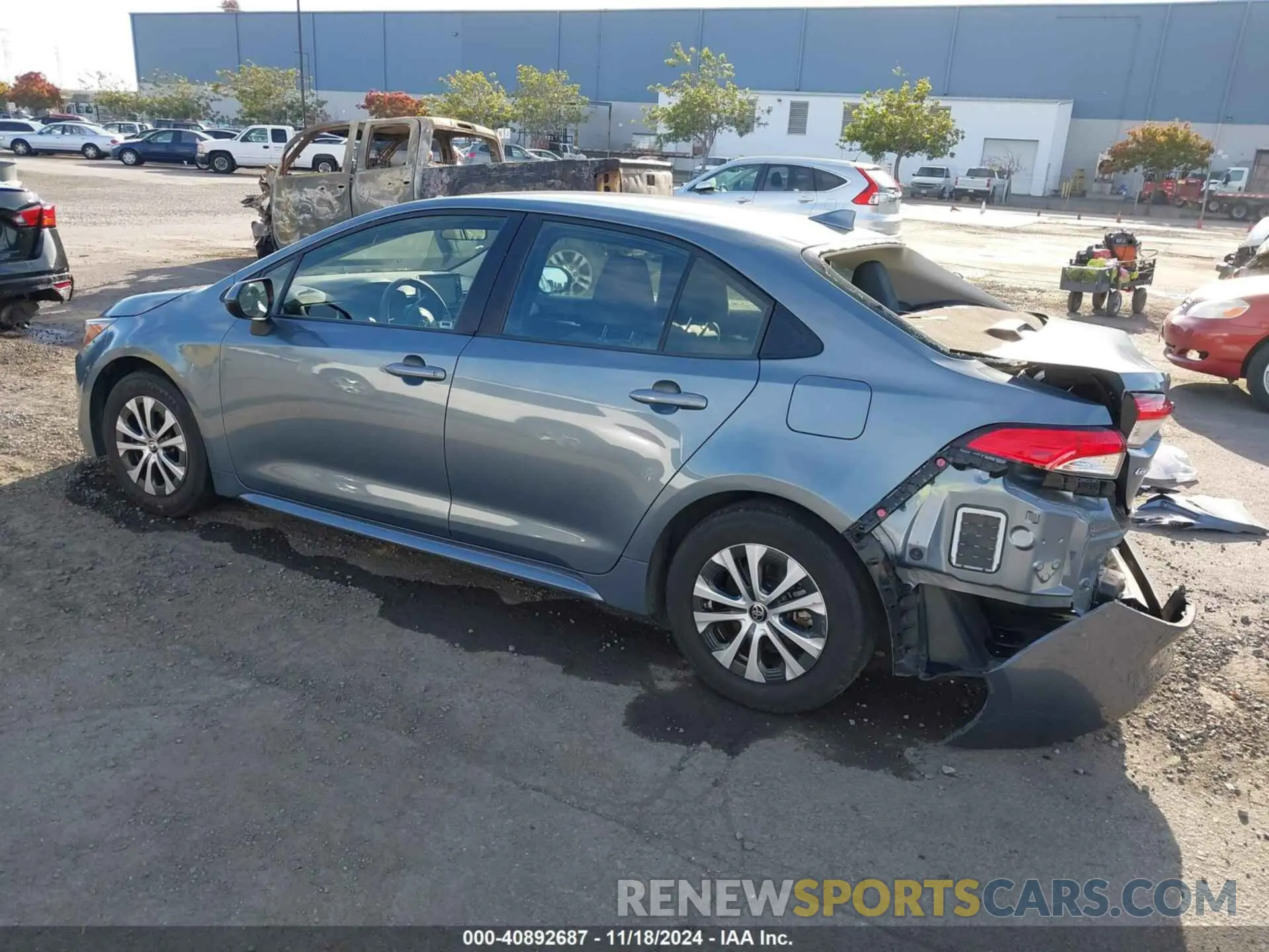 3 fotografías del automóvil dañado JTDEBRBEXLJ022938 TOYOTA COROLLA 2020