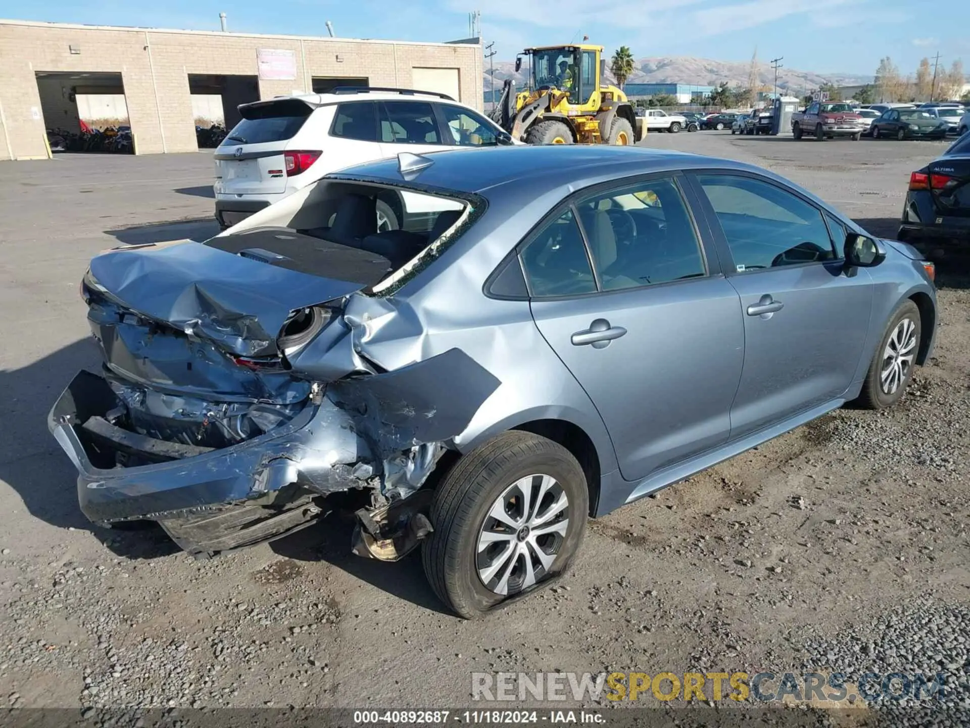 4 fotografías del automóvil dañado JTDEBRBEXLJ022938 TOYOTA COROLLA 2020