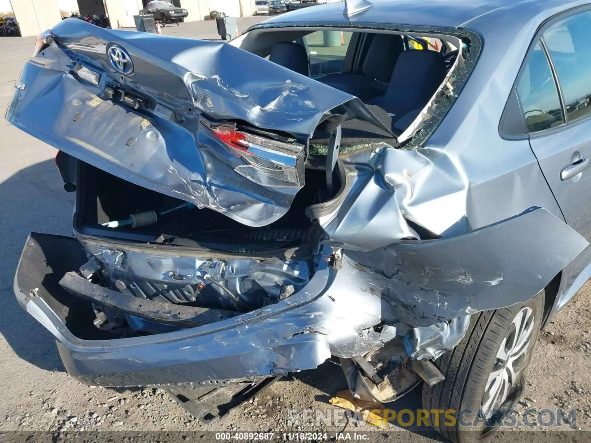 6 fotografías del automóvil dañado JTDEBRBEXLJ022938 TOYOTA COROLLA 2020