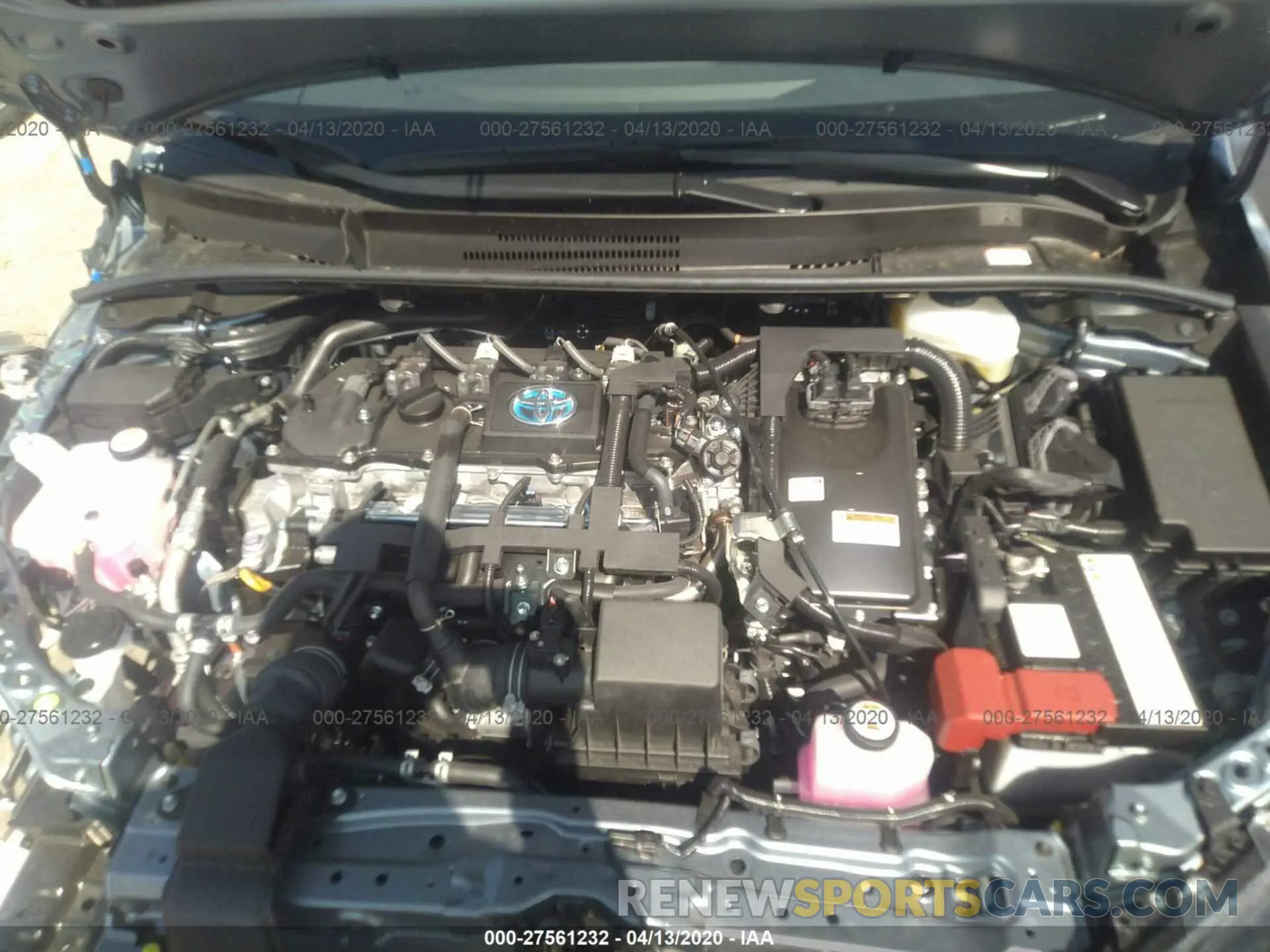 10 fotografías del automóvil dañado JTDEBRBEXLJ024270 TOYOTA COROLLA 2020