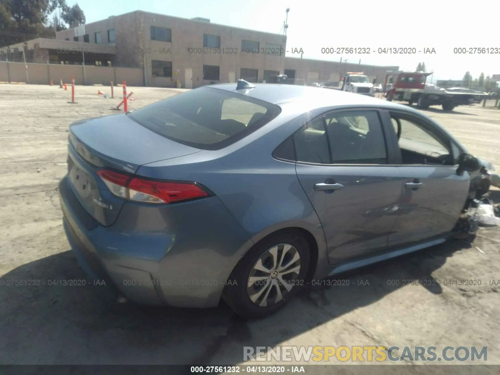 4 fotografías del automóvil dañado JTDEBRBEXLJ024270 TOYOTA COROLLA 2020