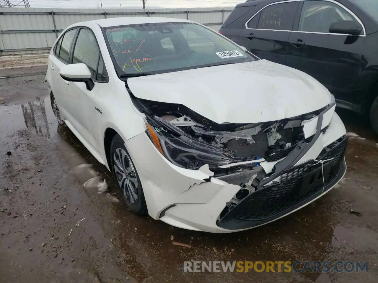 1 fotografías del automóvil dañado JTDEBRBEXLJ027802 TOYOTA COROLLA 2020