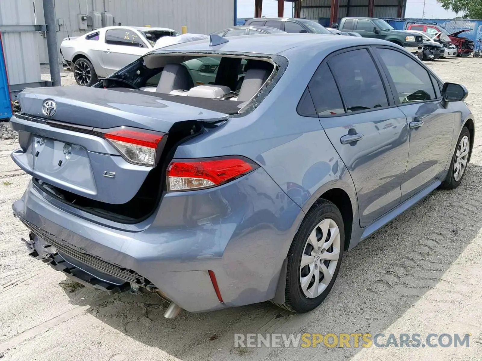 4 fotografías del automóvil dañado JTDEPRAE0LJ000630 TOYOTA COROLLA 2020