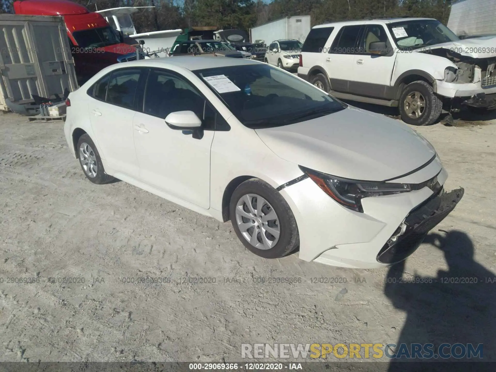 1 fotografías del automóvil dañado JTDEPRAE0LJ002720 TOYOTA COROLLA 2020