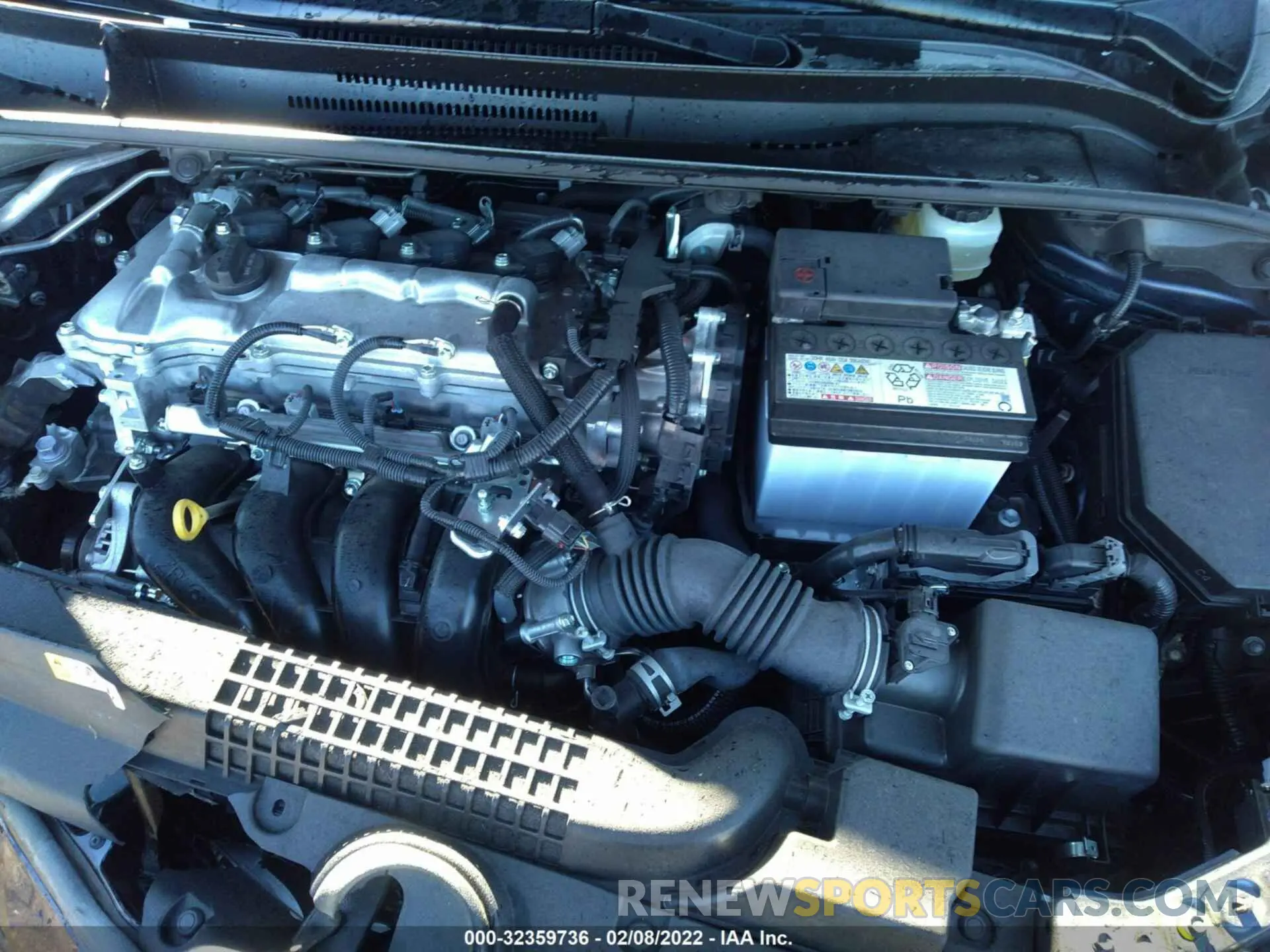 10 fotografías del automóvil dañado JTDEPRAE0LJ004158 TOYOTA COROLLA 2020
