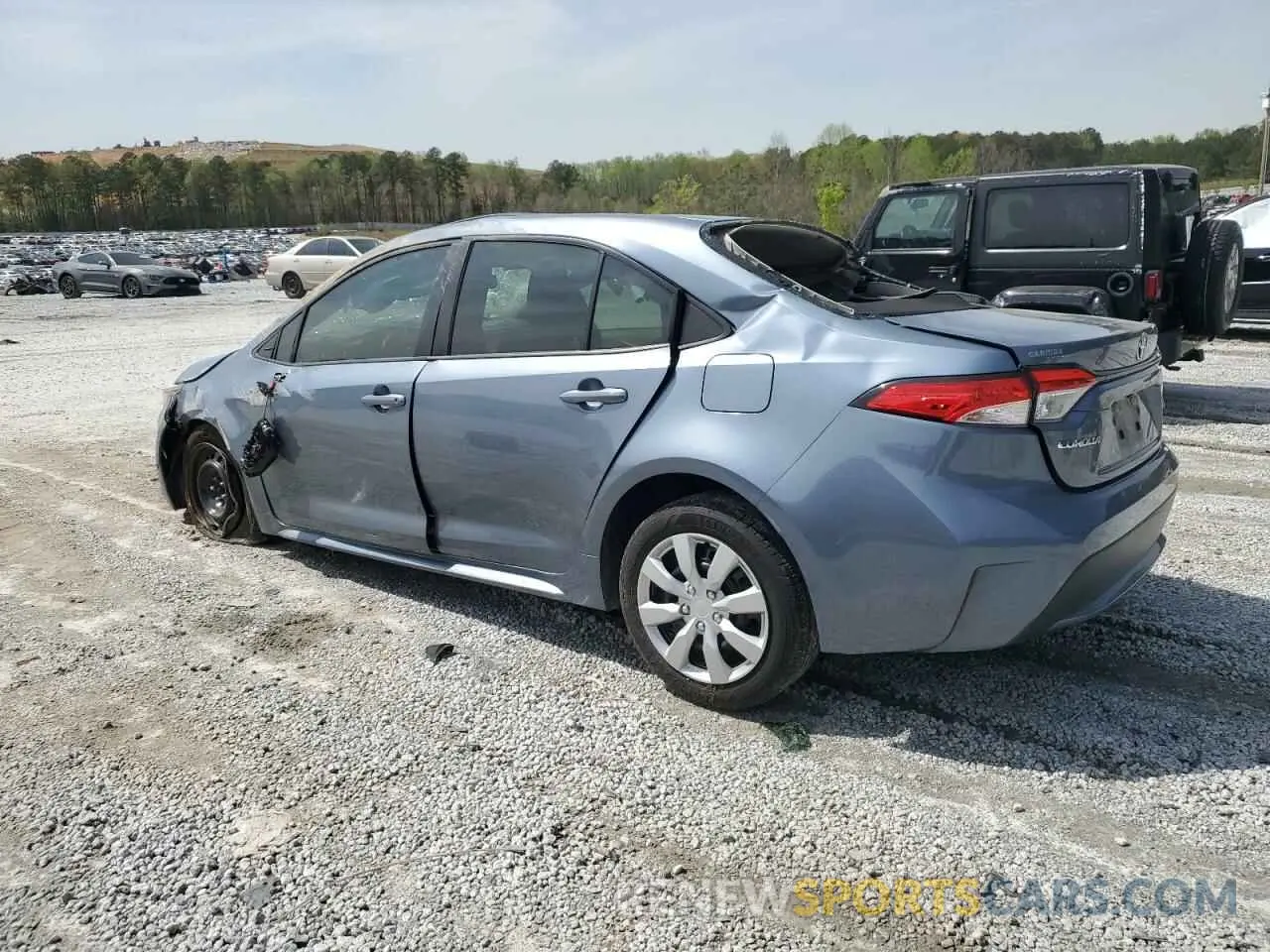 2 fotografías del automóvil dañado JTDEPRAE0LJ007982 TOYOTA COROLLA 2020