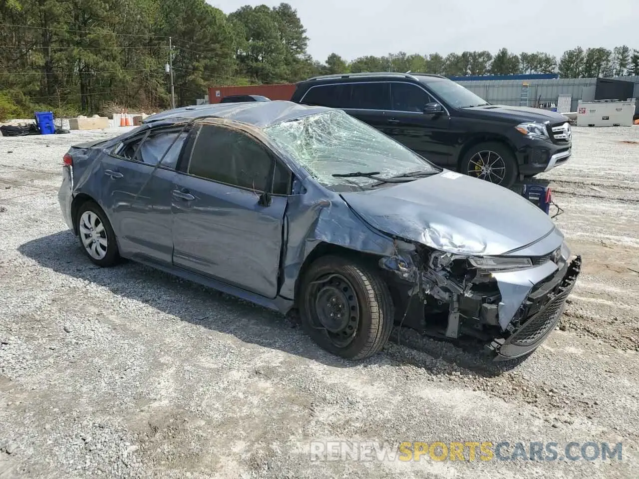 4 fotografías del automóvil dañado JTDEPRAE0LJ007982 TOYOTA COROLLA 2020