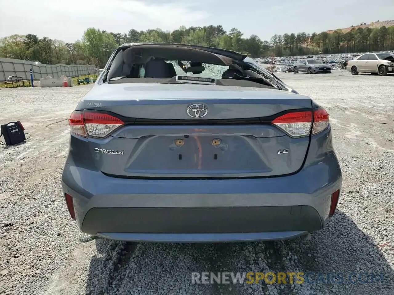 6 fotografías del automóvil dañado JTDEPRAE0LJ007982 TOYOTA COROLLA 2020
