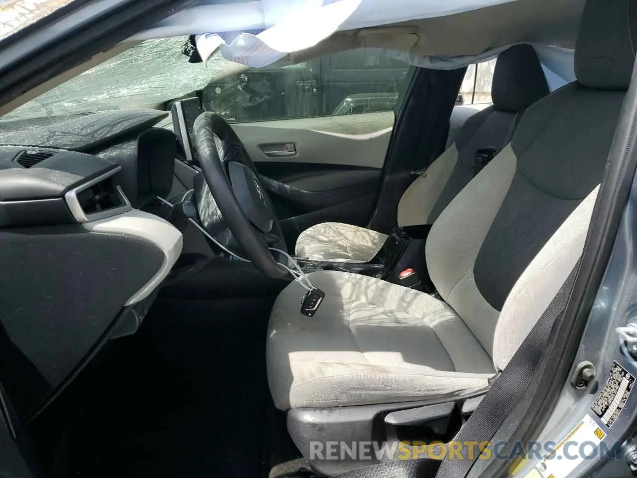 7 fotografías del automóvil dañado JTDEPRAE0LJ007982 TOYOTA COROLLA 2020