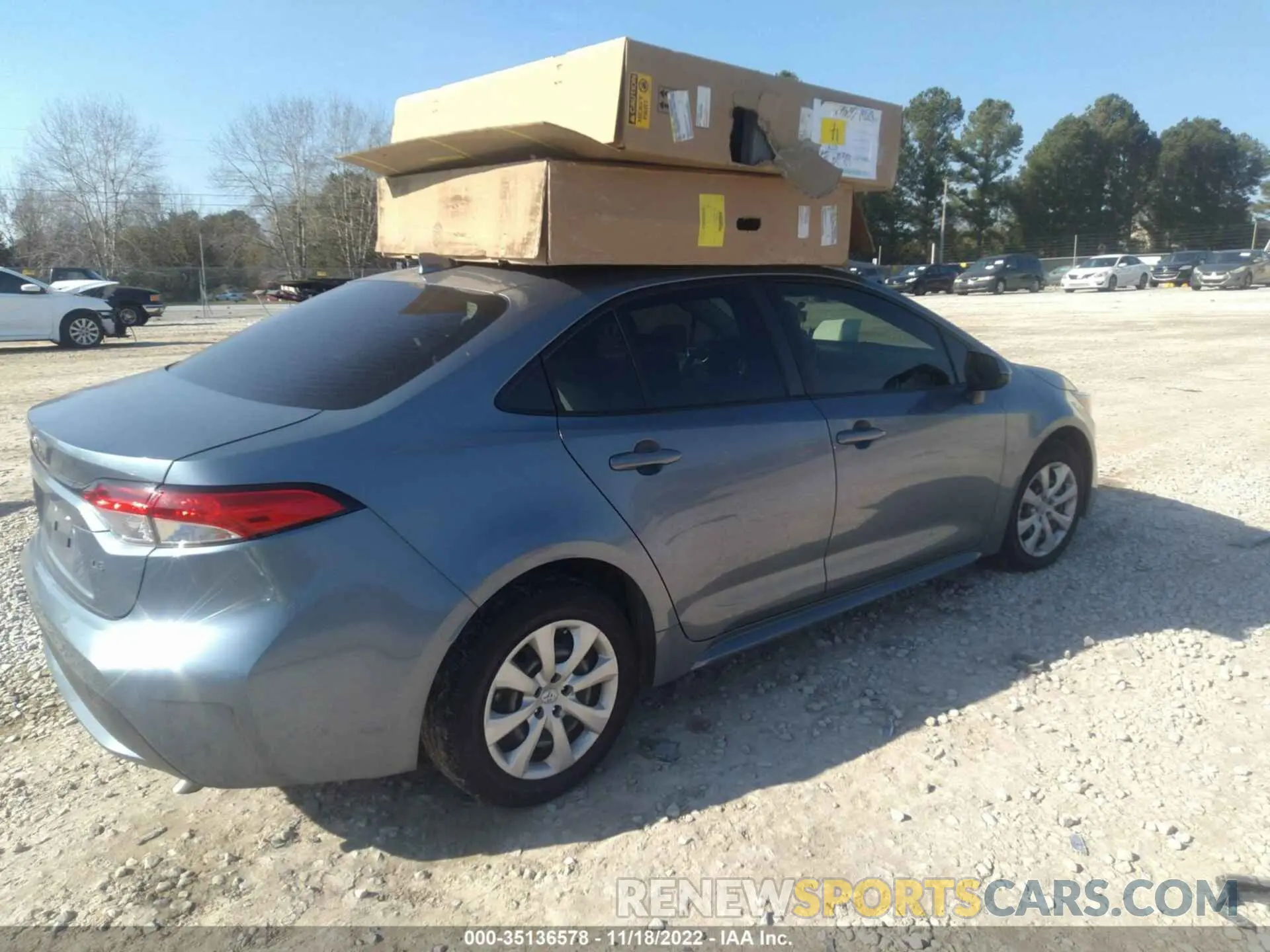 4 fotografías del automóvil dañado JTDEPRAE0LJ012891 TOYOTA COROLLA 2020