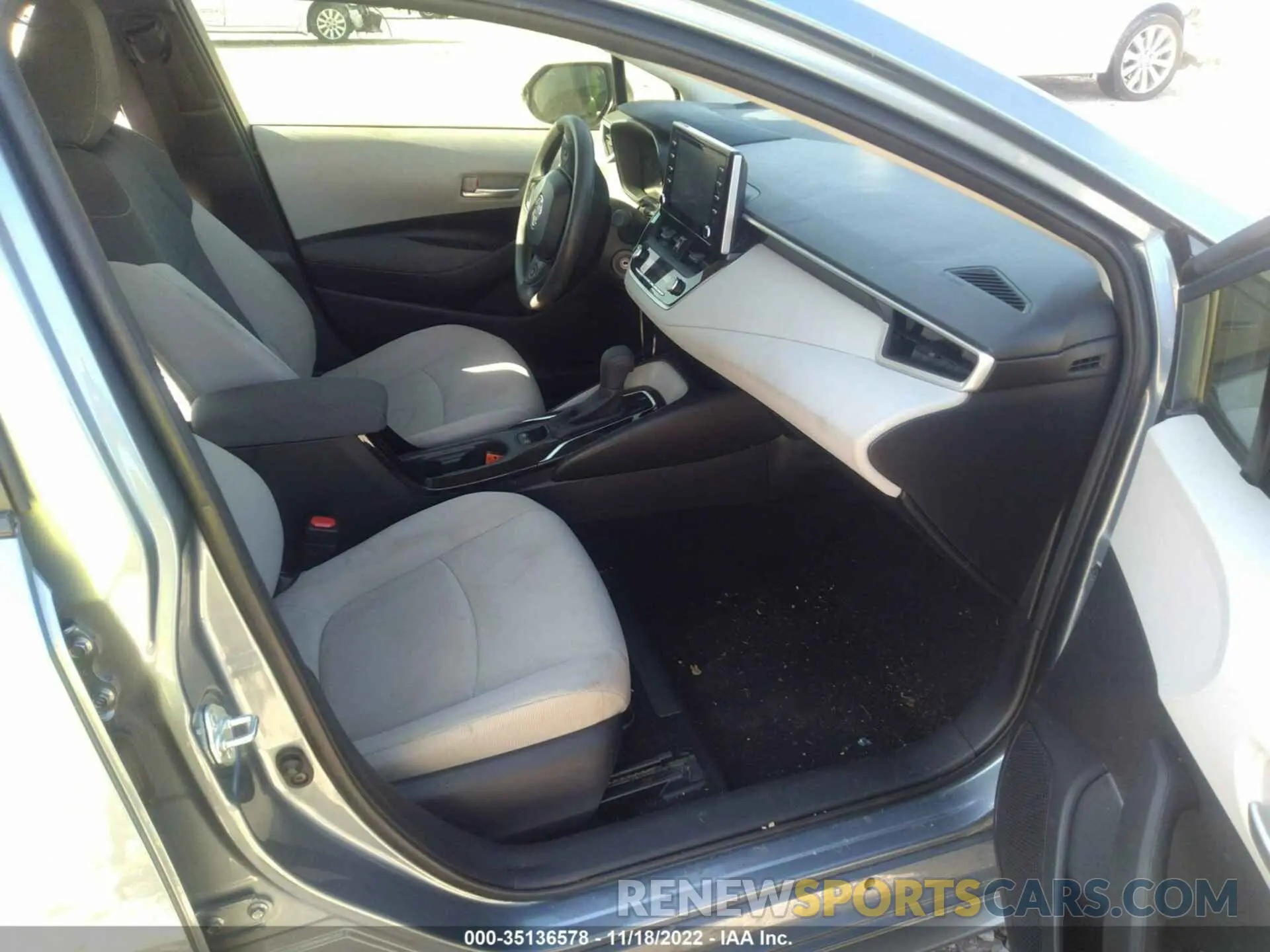 5 fotografías del automóvil dañado JTDEPRAE0LJ012891 TOYOTA COROLLA 2020