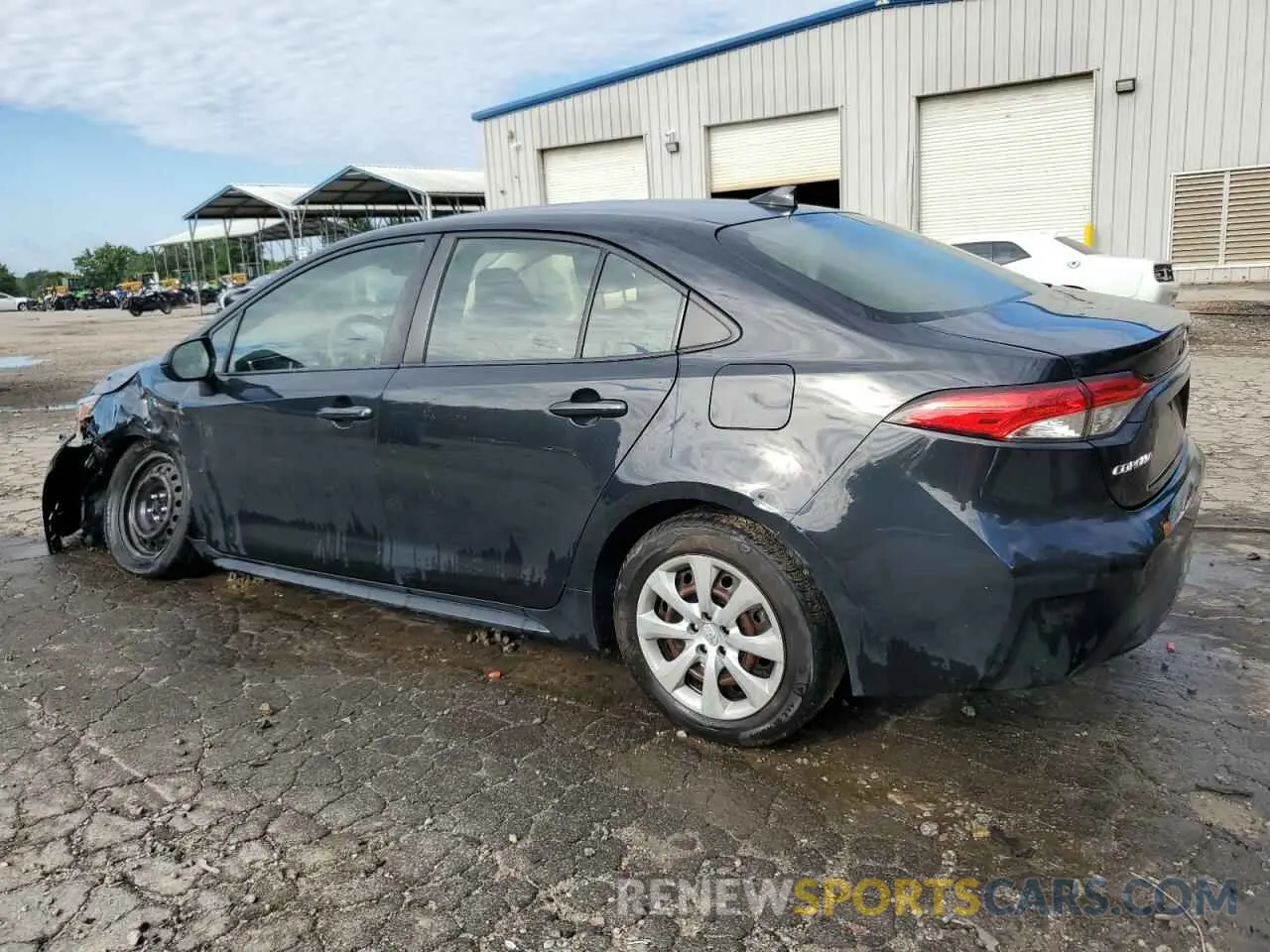 2 fotografías del automóvil dañado JTDEPRAE0LJ017458 TOYOTA COROLLA 2020