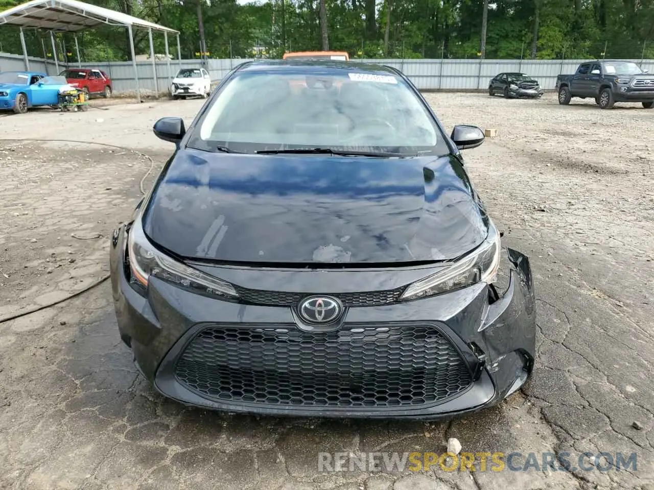 5 fotografías del automóvil dañado JTDEPRAE0LJ017458 TOYOTA COROLLA 2020