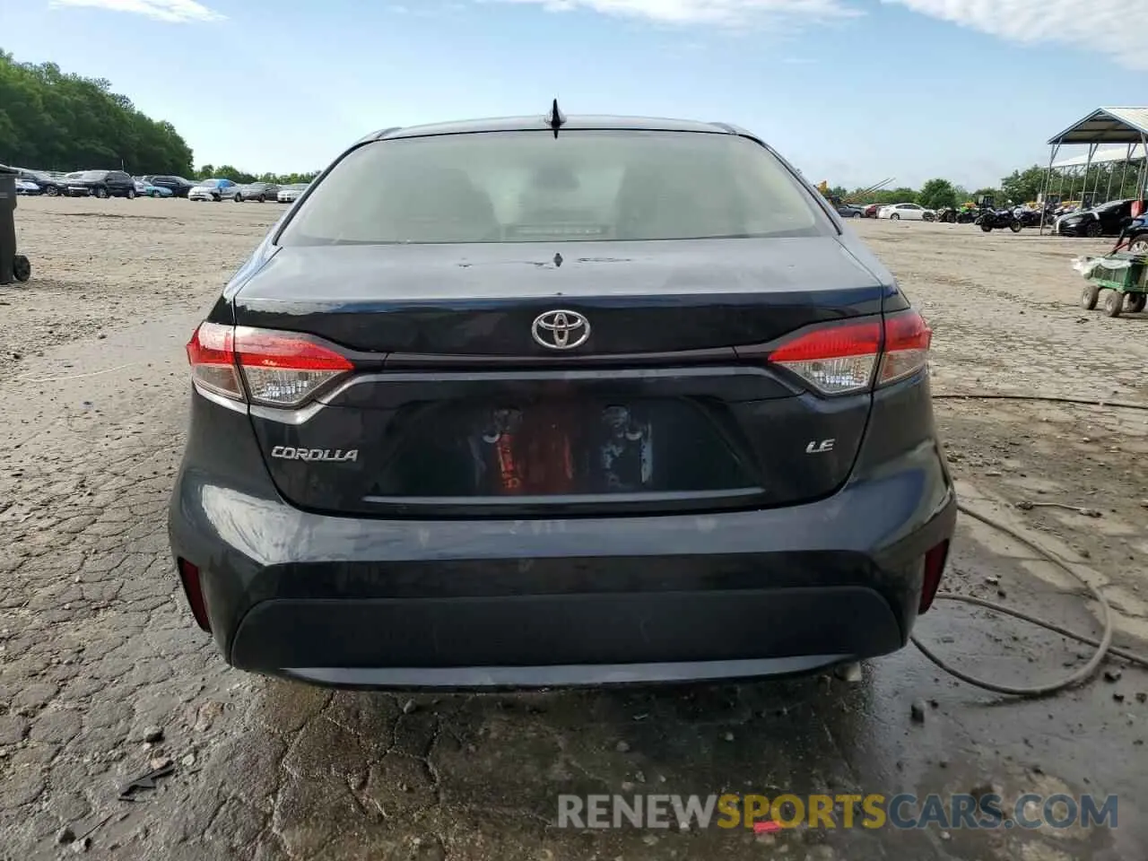 6 fotografías del automóvil dañado JTDEPRAE0LJ017458 TOYOTA COROLLA 2020