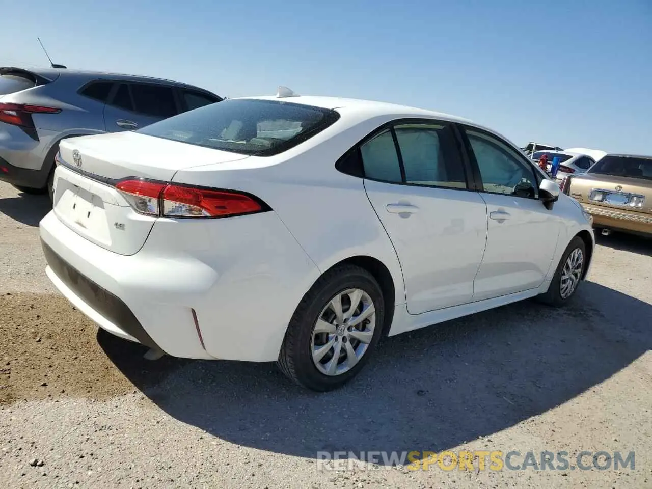 3 fotografías del automóvil dañado JTDEPRAE0LJ018710 TOYOTA COROLLA 2020