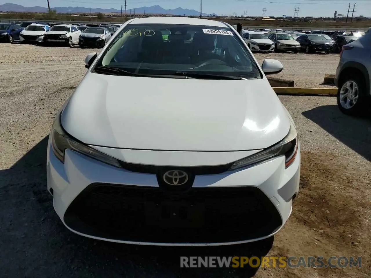 5 fotografías del automóvil dañado JTDEPRAE0LJ018710 TOYOTA COROLLA 2020