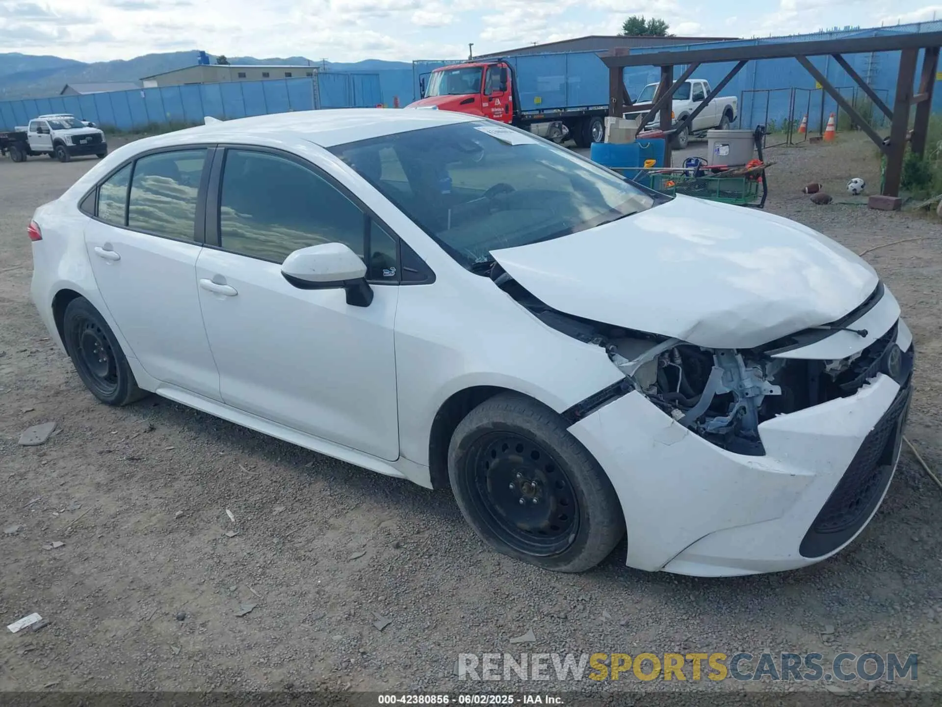 1 fotografías del automóvil dañado JTDEPRAE0LJ019713 TOYOTA COROLLA 2020