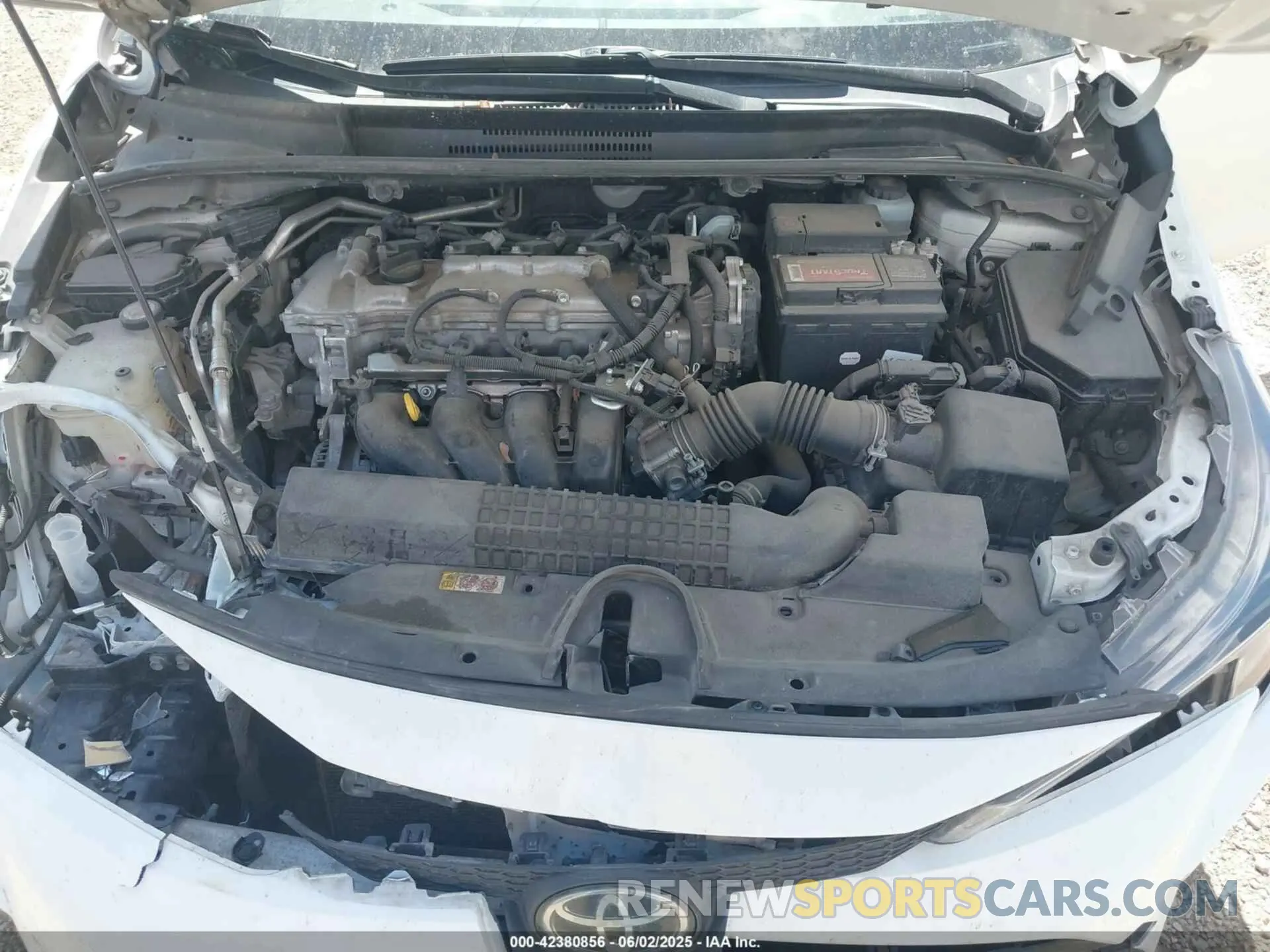 10 fotografías del automóvil dañado JTDEPRAE0LJ019713 TOYOTA COROLLA 2020
