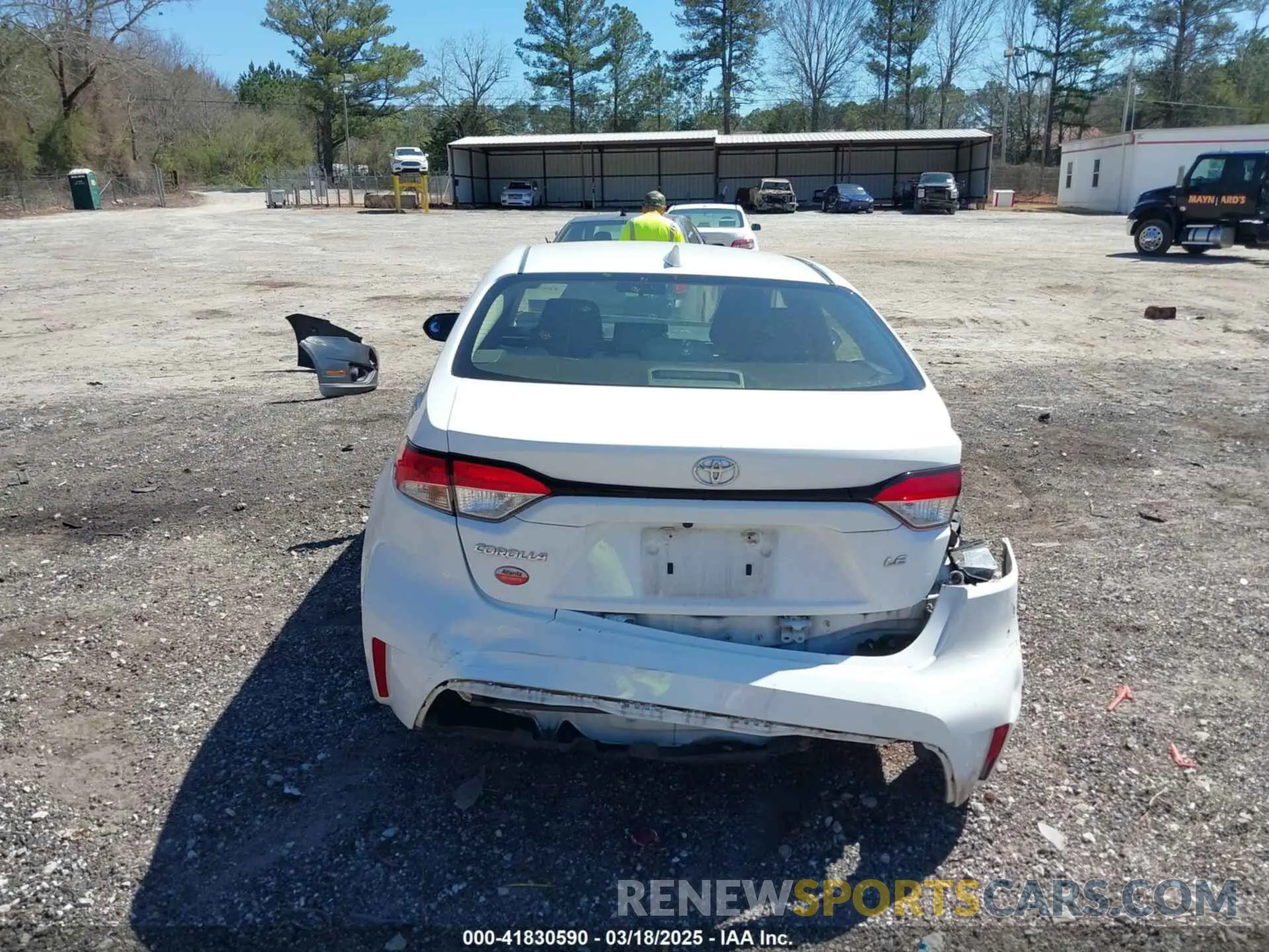 16 fotografías del automóvil dañado JTDEPRAE0LJ026015 TOYOTA COROLLA 2020