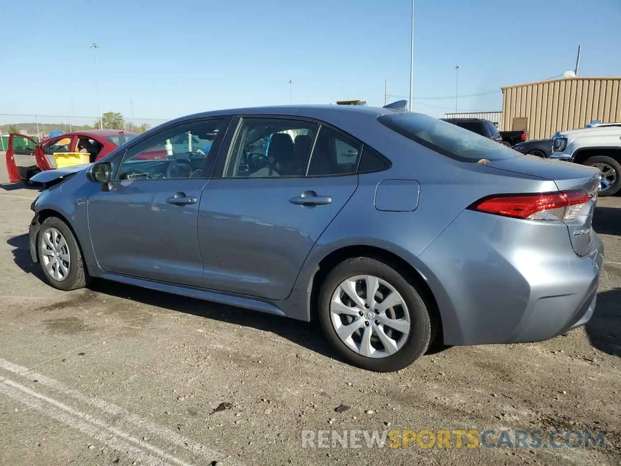 2 fotografías del automóvil dañado JTDEPRAE0LJ026810 TOYOTA COROLLA 2020