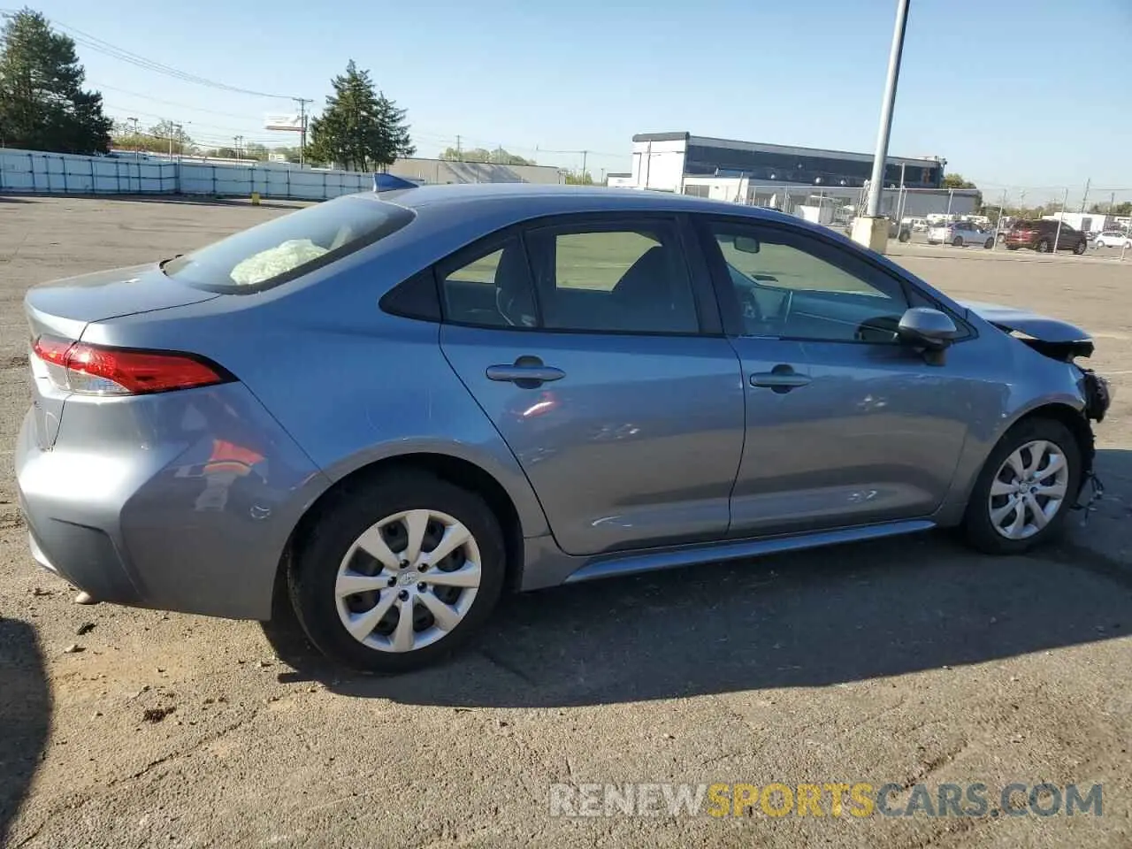 3 fotografías del automóvil dañado JTDEPRAE0LJ026810 TOYOTA COROLLA 2020