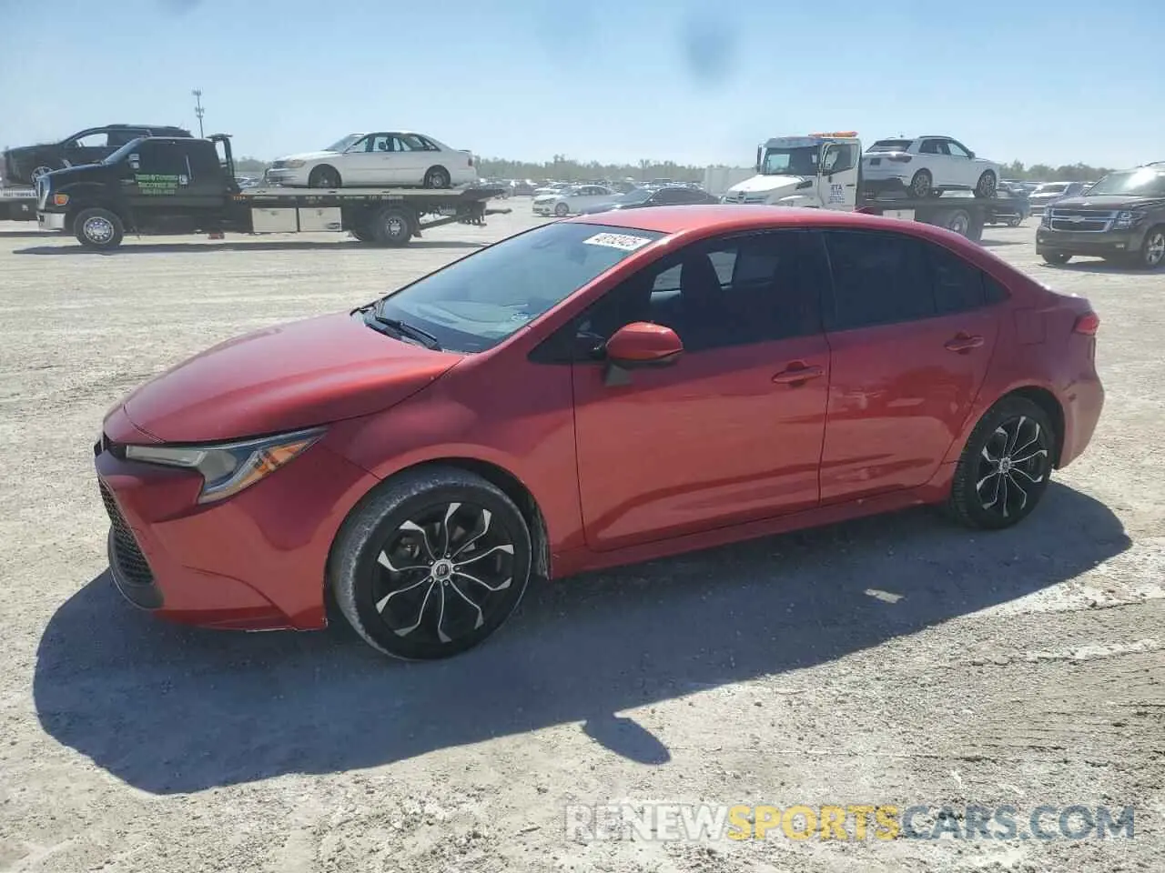 1 fotografías del automóvil dañado JTDEPRAE0LJ028928 TOYOTA COROLLA 2020