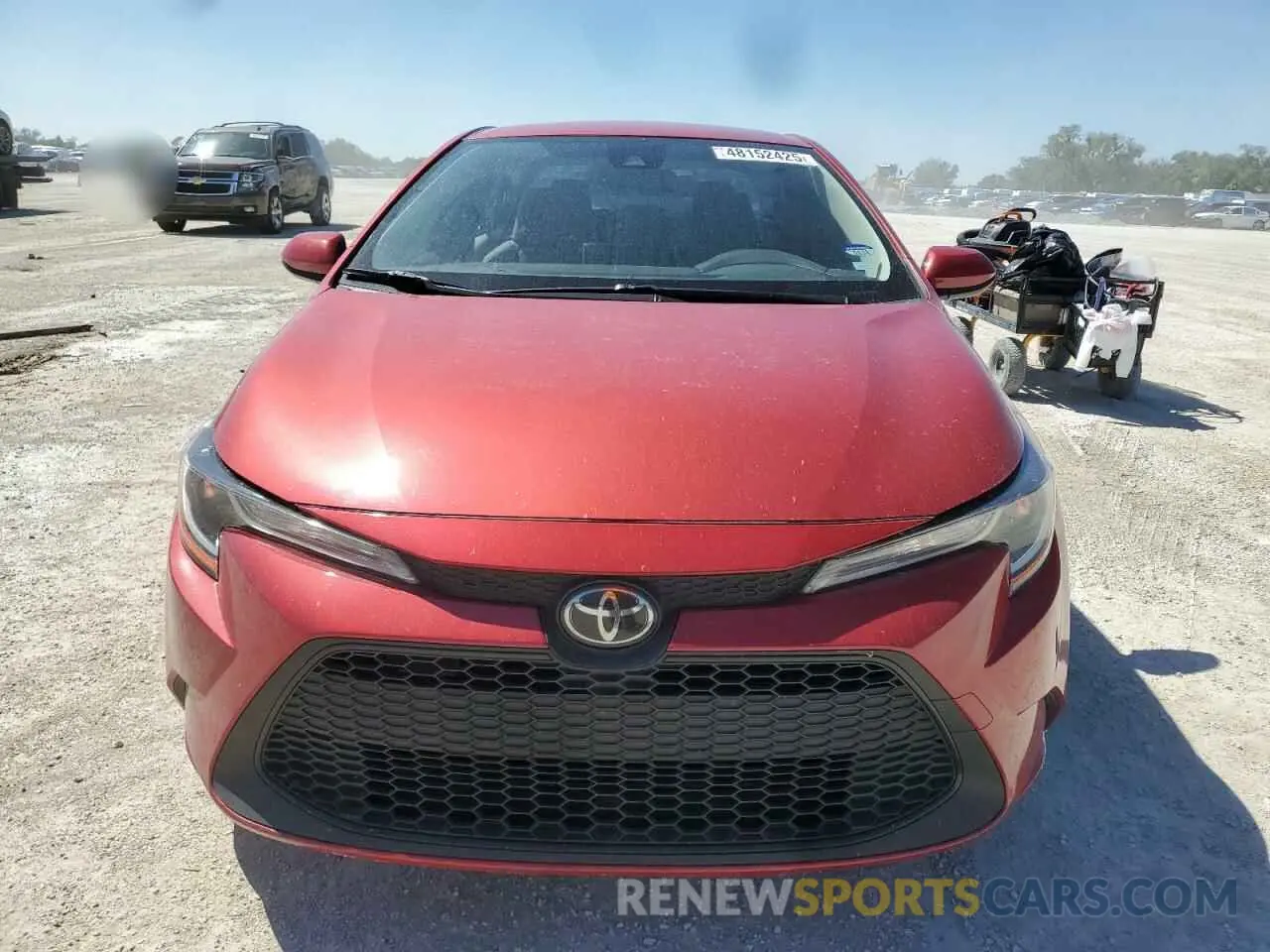 5 fotografías del automóvil dañado JTDEPRAE0LJ028928 TOYOTA COROLLA 2020