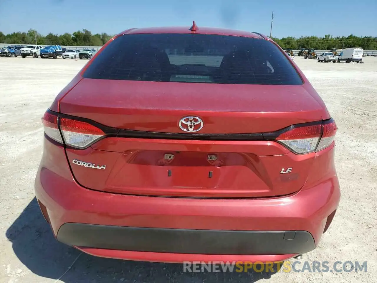 6 fotografías del automóvil dañado JTDEPRAE0LJ028928 TOYOTA COROLLA 2020